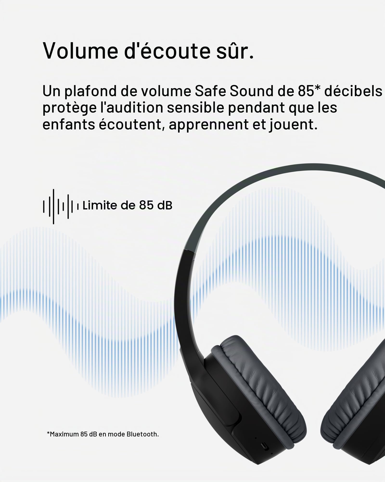 belkin-soundform-mini-casque-audio-sans-fil-bluetooth-pour-enfants-avec-micropho image 2