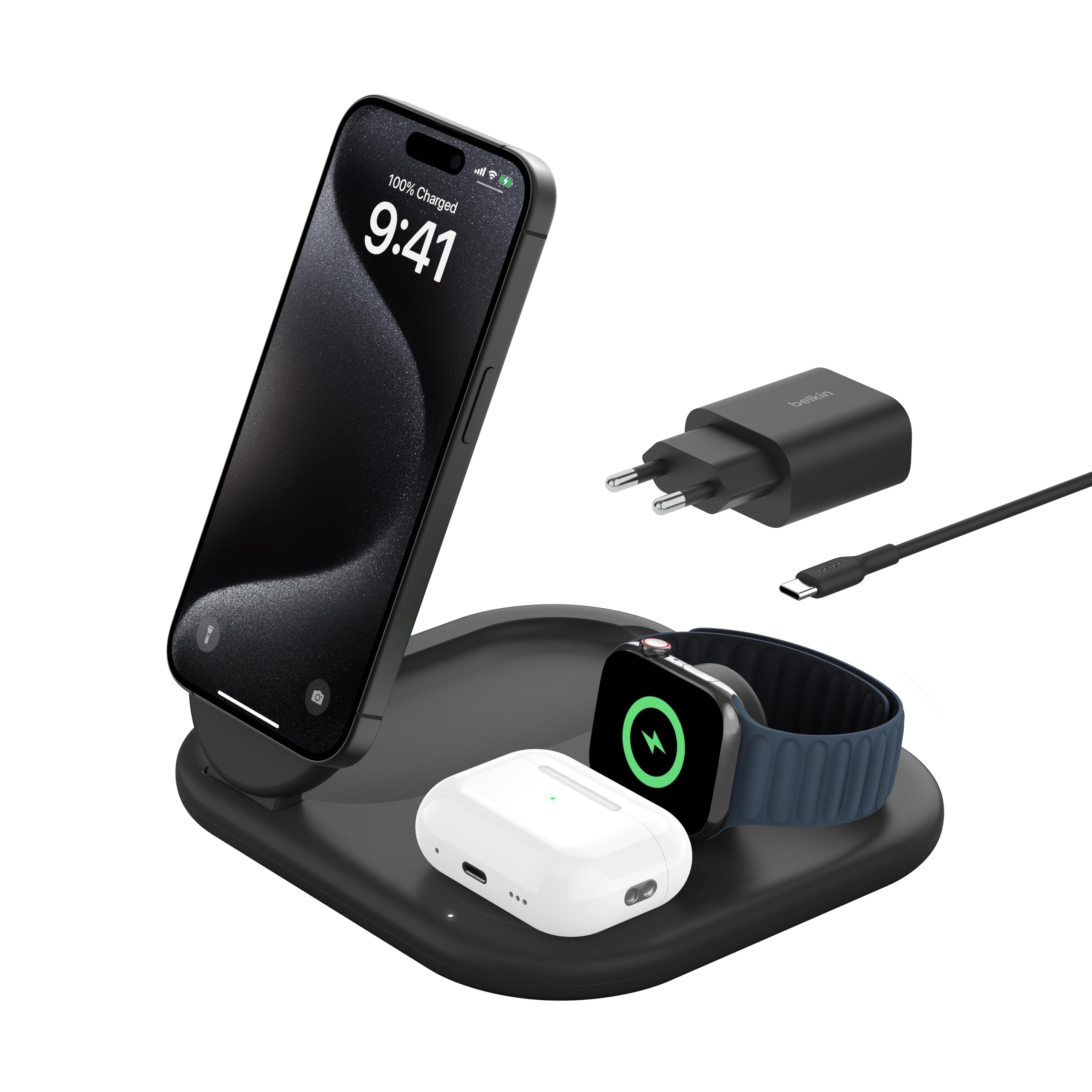 belkin-boostcharge-socle-de-recharge-3-en-1-magn-tique-et-pliable-qi2-15-w-compa image 4