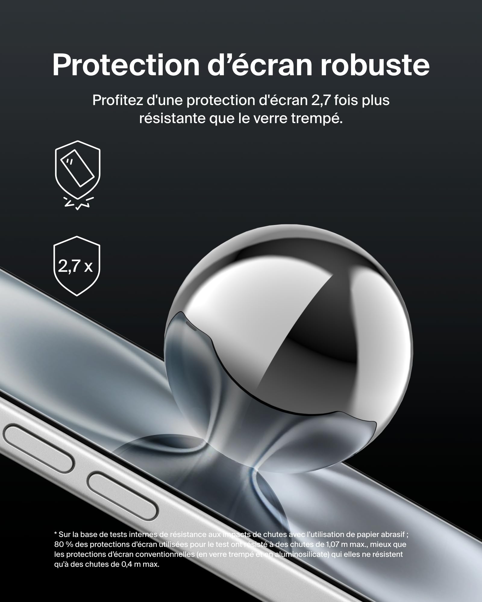 belkin-screenforce-ultraglass-2-protection-d-cran-antimicrobienne-pour-iphone-15 image 4