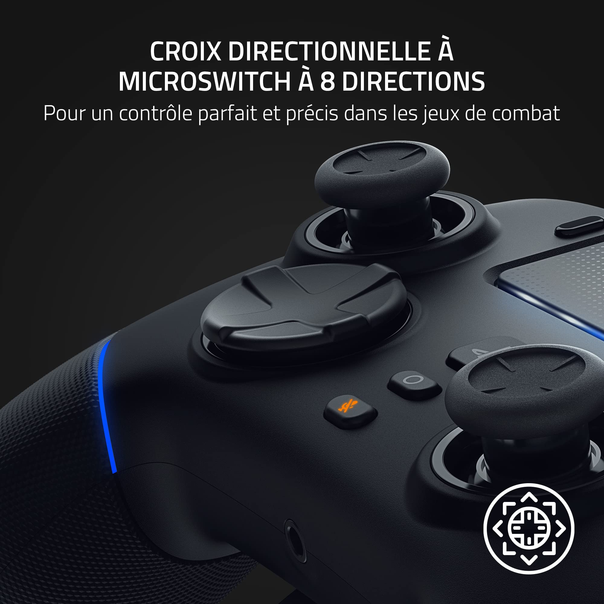 razer-wolverine-v2-pro-manette-sans-fil-sous-licence-playstation-pour-ps5-et-pc- image 5