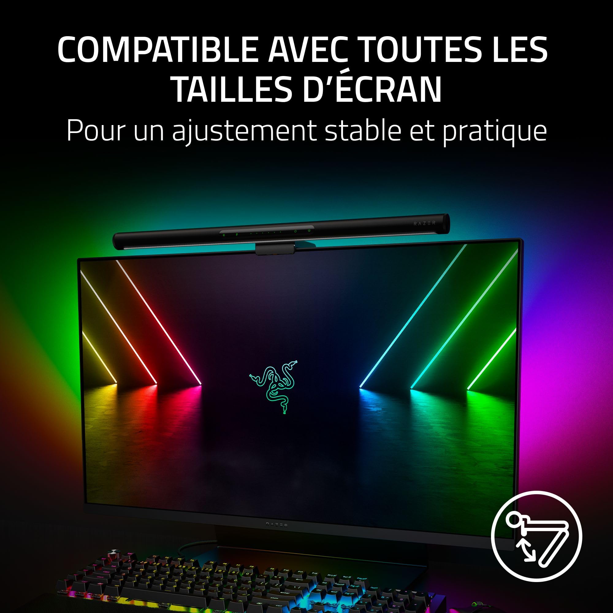 razer-aether-monitor-light-bar-barre-lumineuse-pour-cran-rgb-commandes-tactiles- image 5