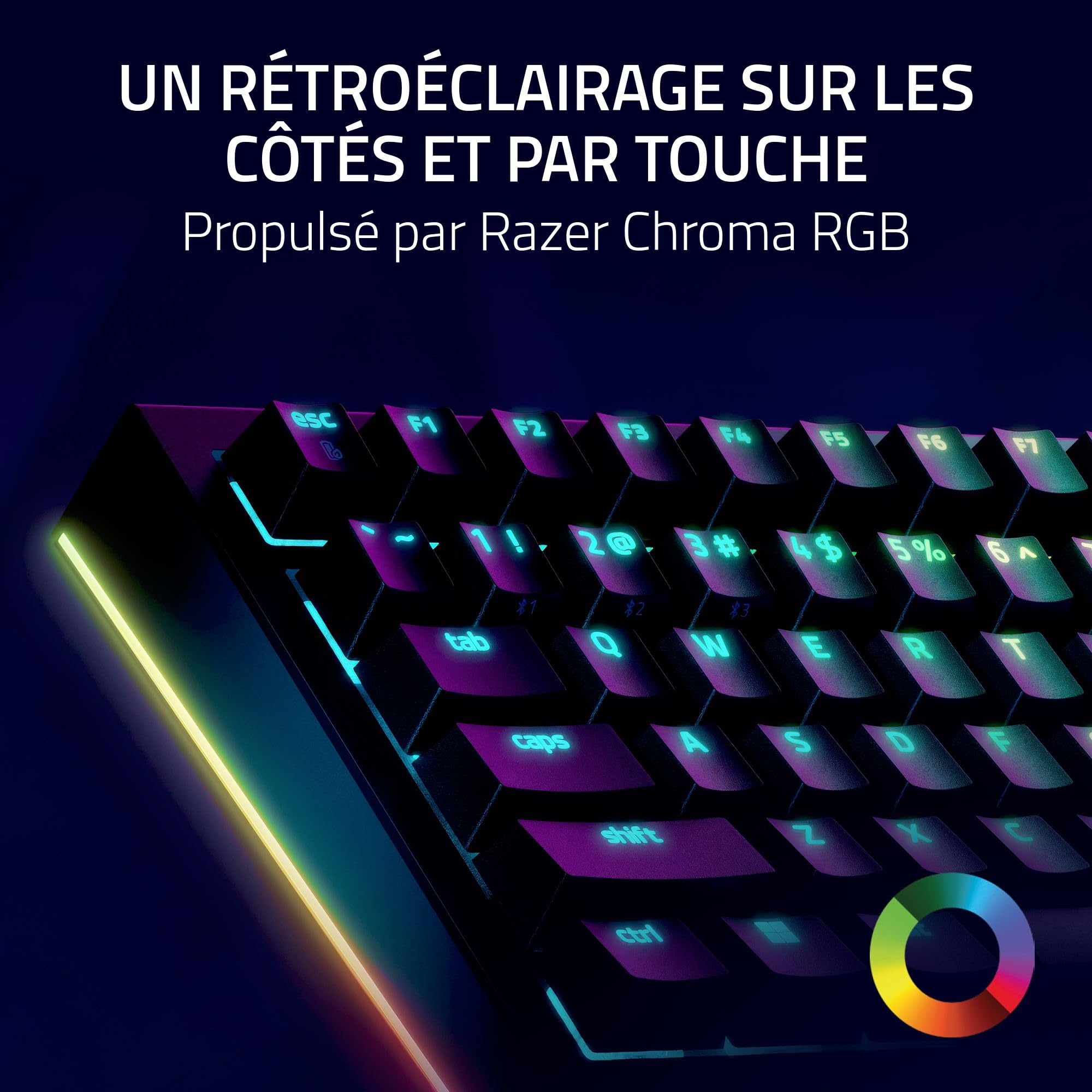 razer-blackwidow-v4-pro-75-clavier-gaming-sans-fil-hot-swap-cran-oled-command-di image 7