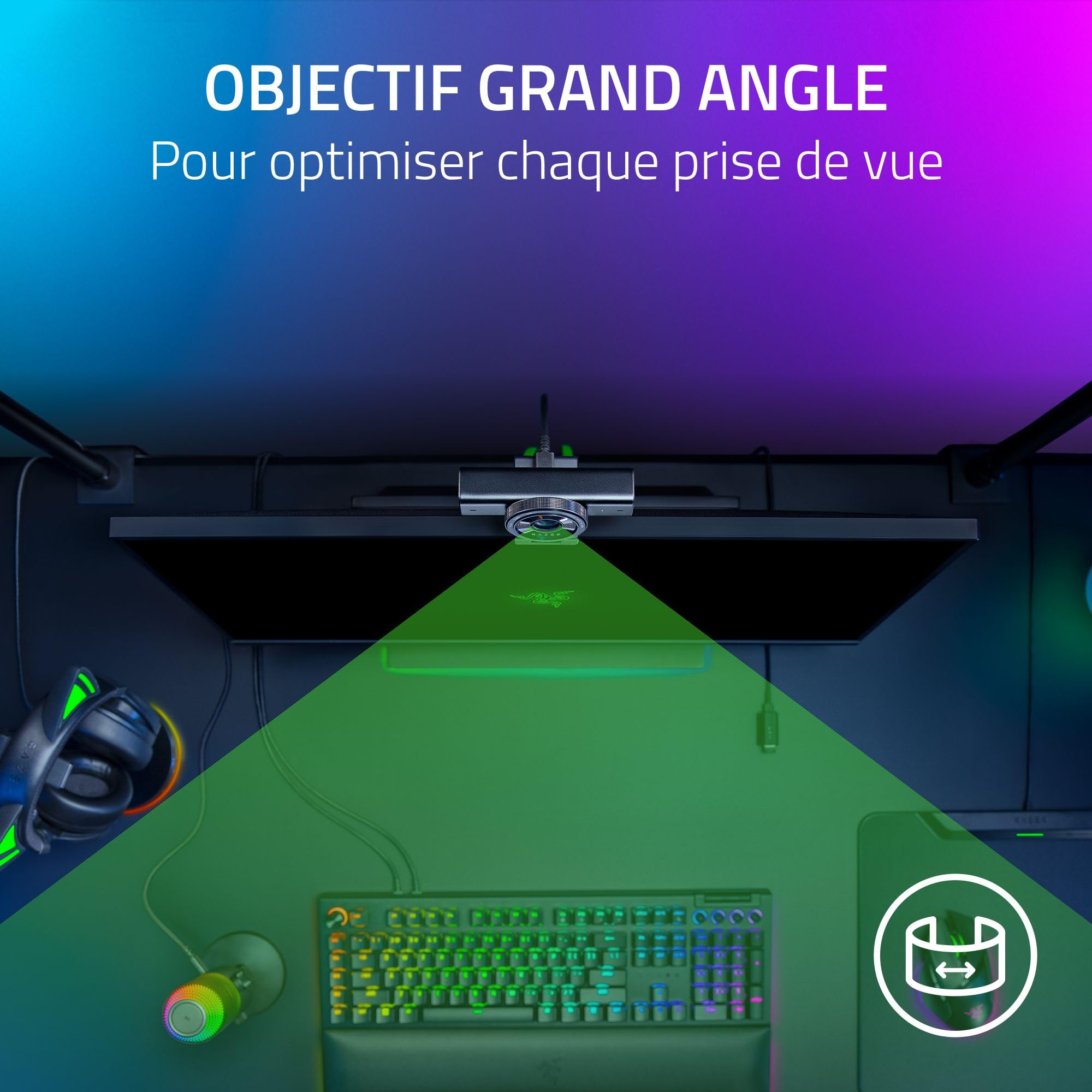 razer-kiyo-v2-webcam-4k-30-fps-avec-cadrage-automatique-ia-hdr-et-cache-de-confi image 8