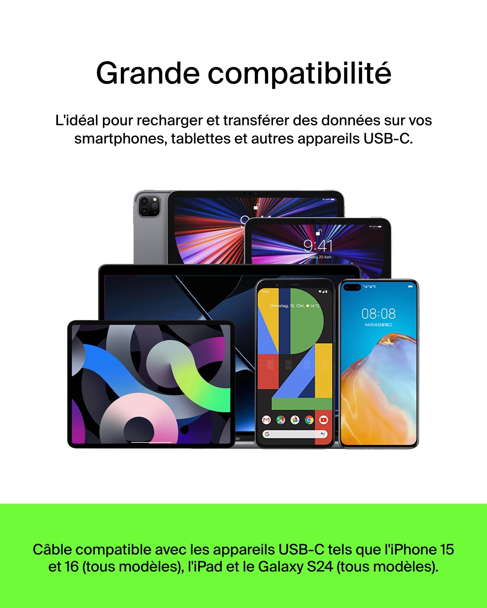 belkin-boostcharge-c-ble-usb-c-vers-usb-a-2-m-certifi-usb-if-pour-iphone-15-16-g image 5