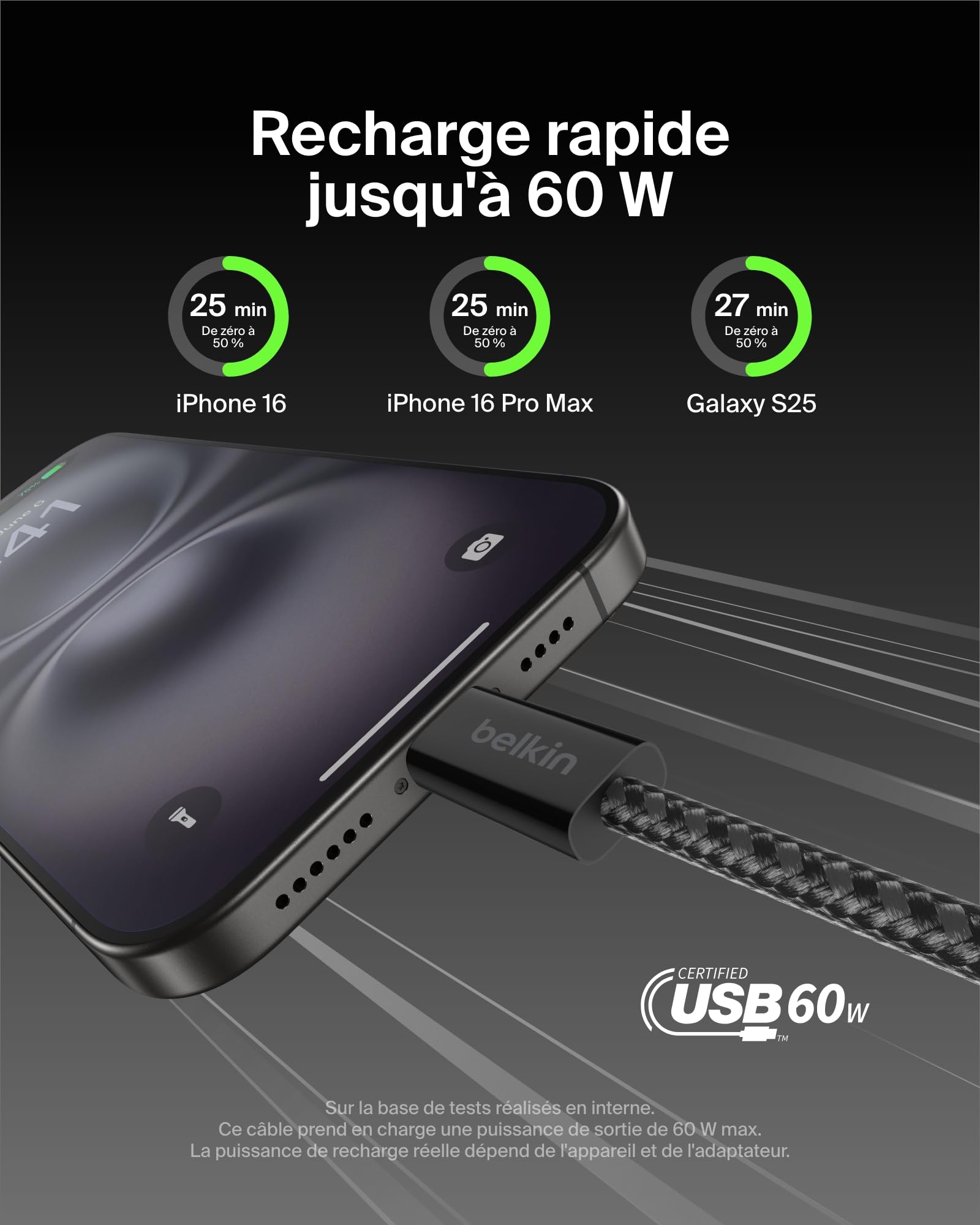 belkin-boostcharge-c-bles-usb-c-vers-usb-c-tress-s-60-w-1-5-m-recharge-rapide-pa image 2