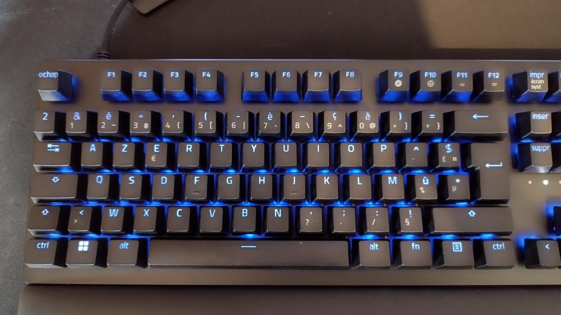 Excellent clavier, un peu bruyant