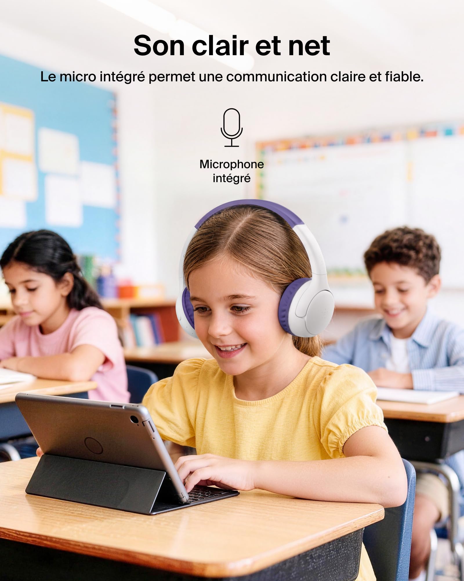 belkin-soundform-mini-2-casque-sans-fil-bluetooth-pour-enfants-volume-limit-85-d-2 image 7