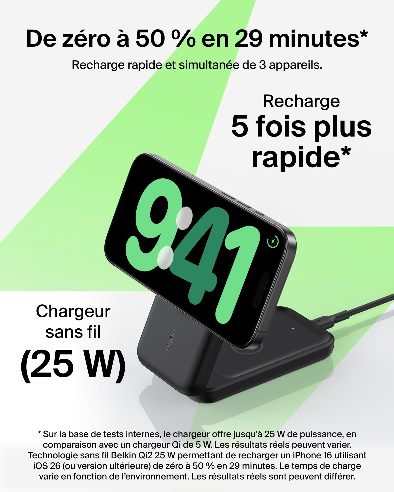 belkin-ultracharge-chargeur-induction-3-en-1-qi2-25w-station-magn-tique-pliable- image 2