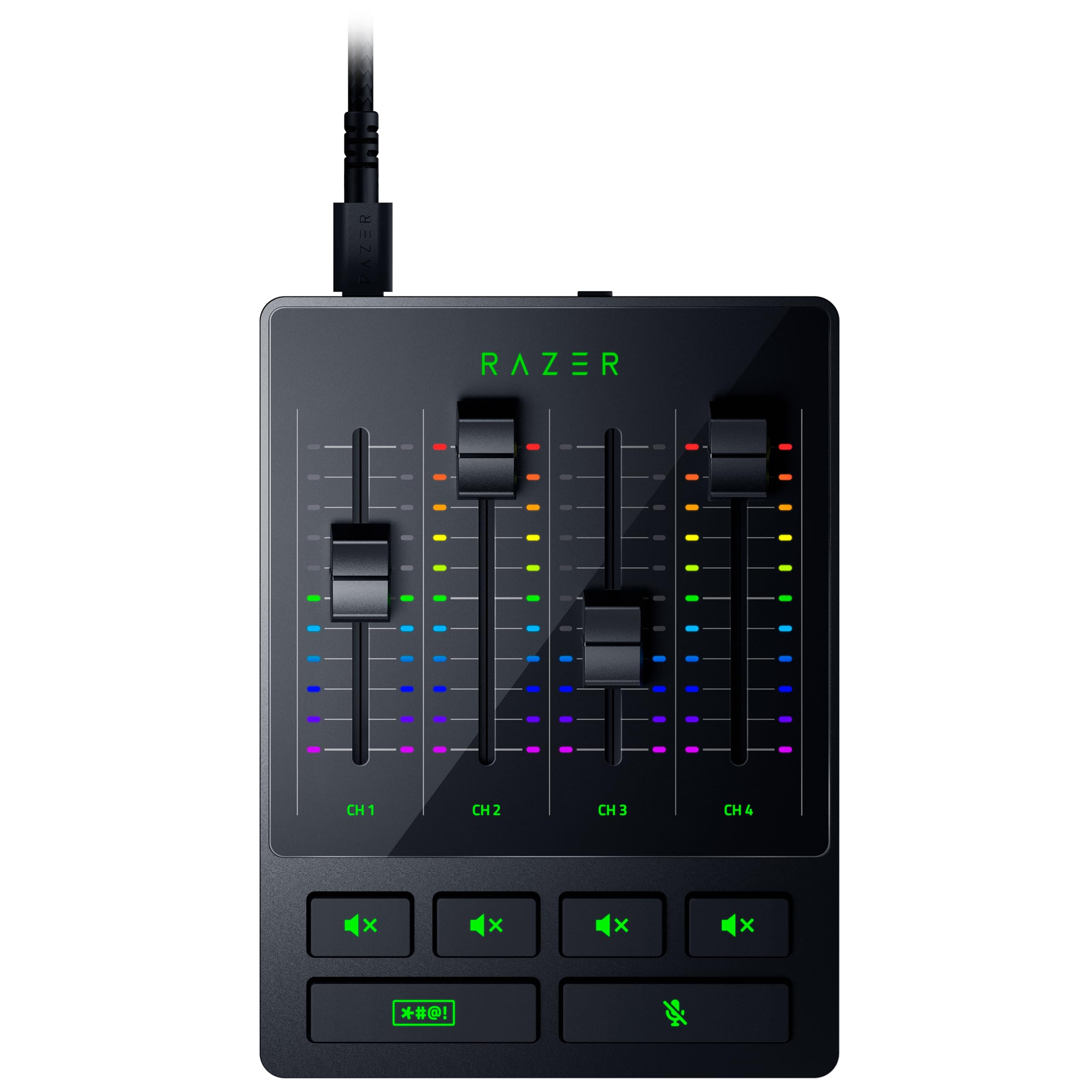 razer-audio-mixer-rz19-03860100-r3m1-mixeur-audio-analogique-4-canaux-pour-strea image 1
