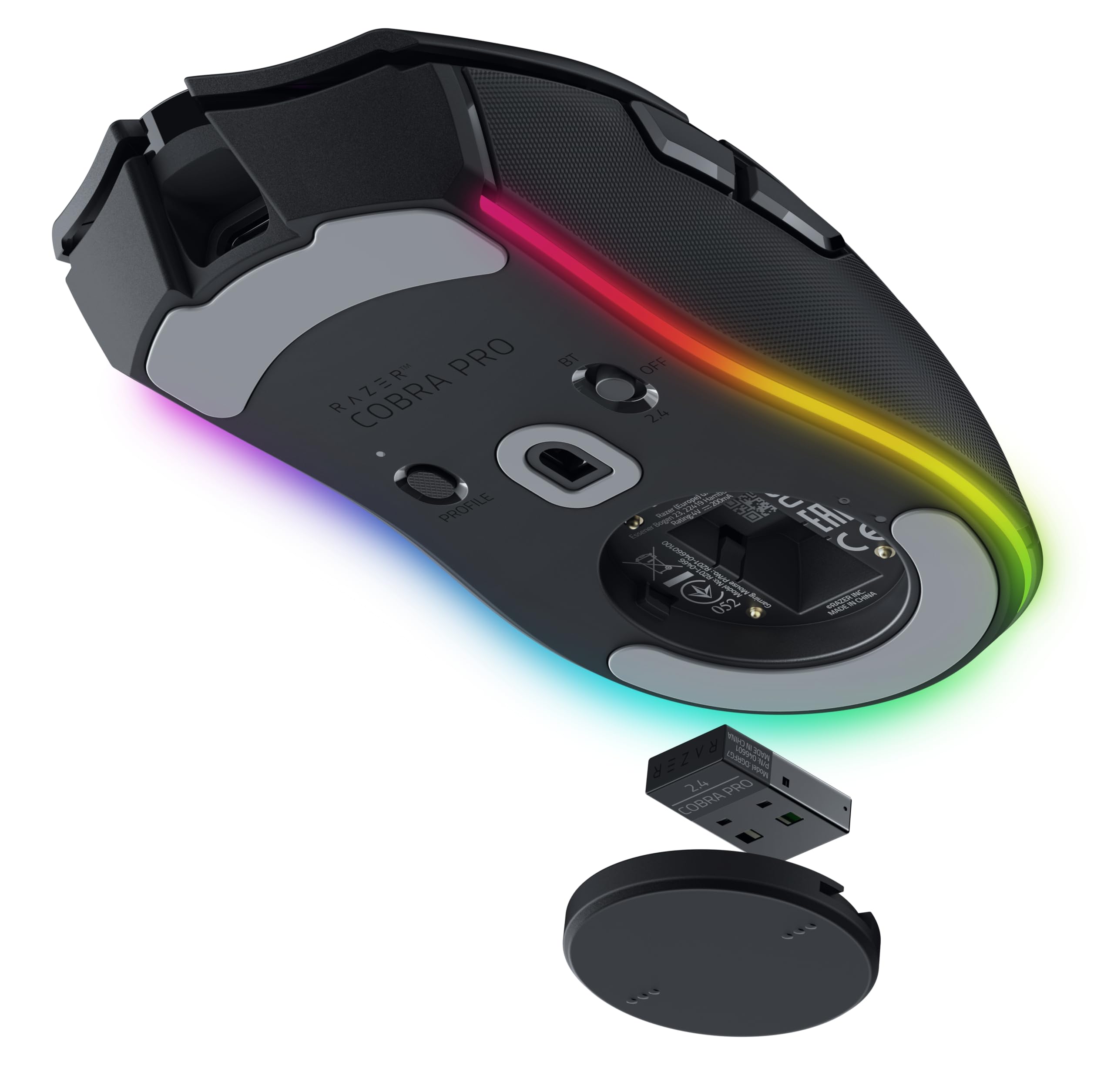 razer-cobra-pro-souris-gaming-sans-fil-chroma-rgb-capteur-focus-pro-30k-10-comma image 2