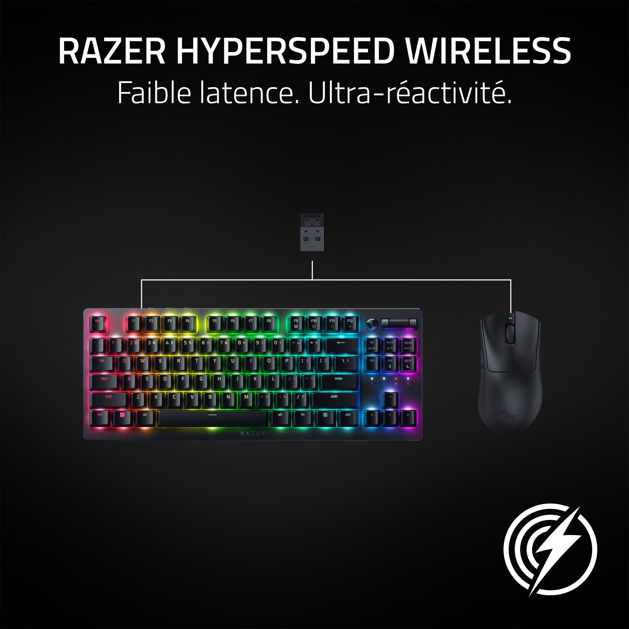 razer-deathadder-v3-hyperspeed-souris-e-sport-gaming-sans-fil-ergonomique-ultra- image 5