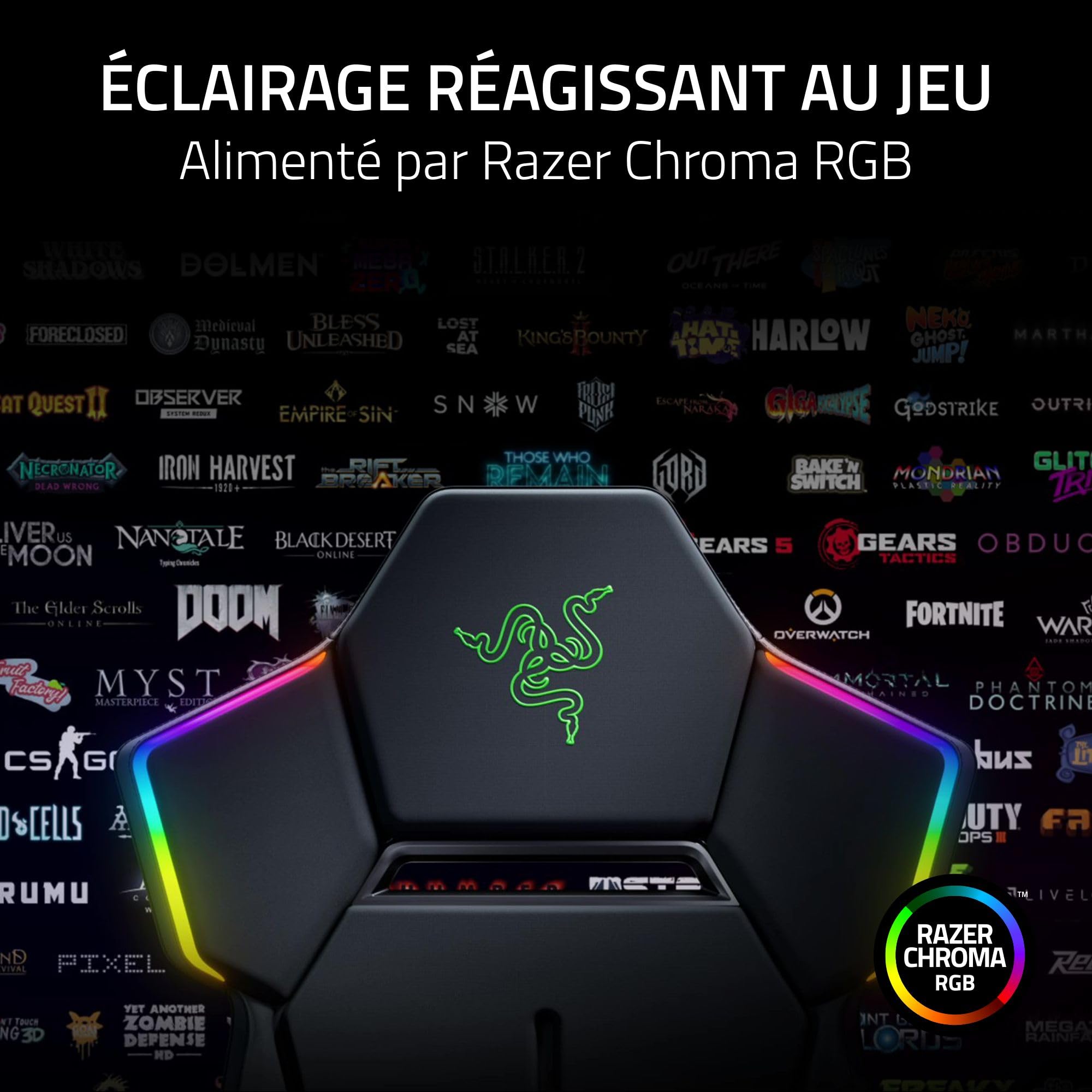 razer-soma-chroma-fauteuil-gaming-sans-fil-chroma-rgb-soutien-lombaire-ergonomiq image 2