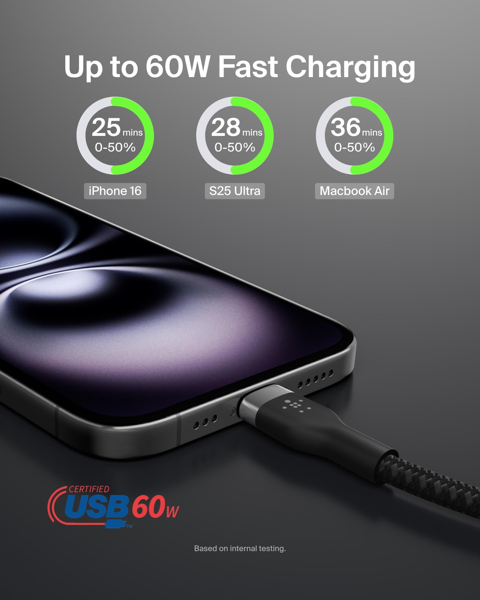 belkin-boostcharge-pro-flex-c-ble-tress-usb-c-vers-usb-c-certifi-usb-if-power-de image 2