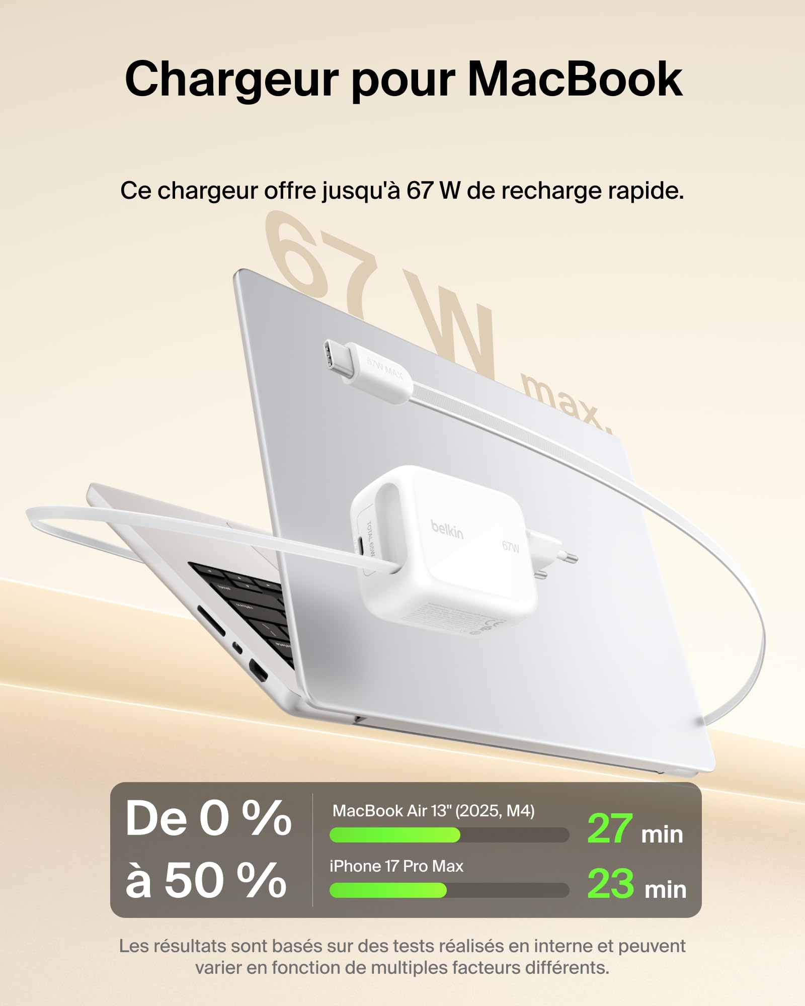 belkin-ultracharge-45-w-chargeur-secteur-usb-c-gan-avec-c-ble-r-tractable-80-cm- image 4