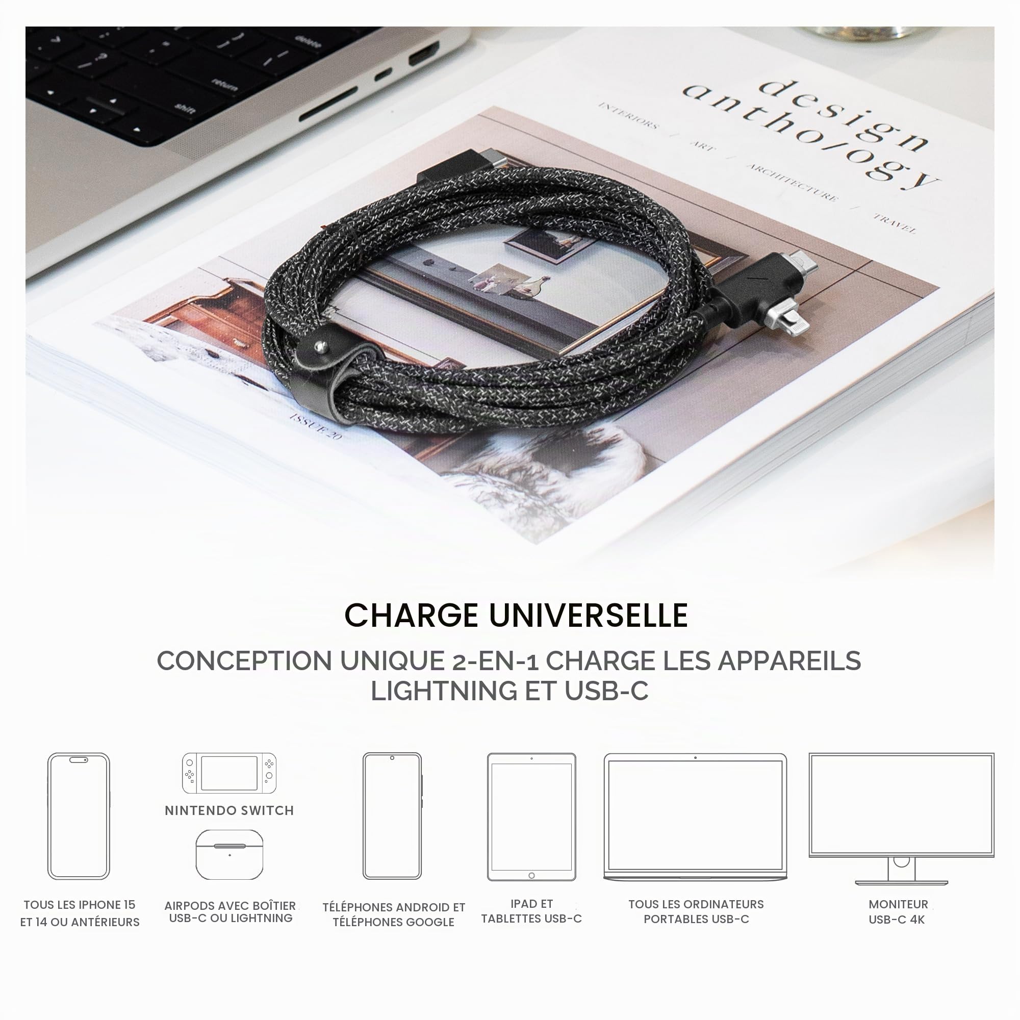 native-union-belt-cable-duo-pro-240w-c-ble-2-en-1-tress-usb-c-lightning-mfi-2-4- image 2