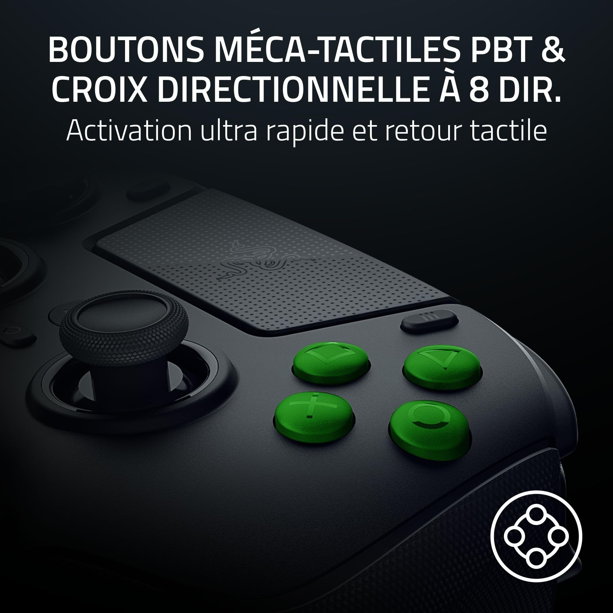 razer-raiju-v3-pro-manette-sans-fil-e-sport-ps5-et-pc-4-boutons-arri-re-amovible image 7