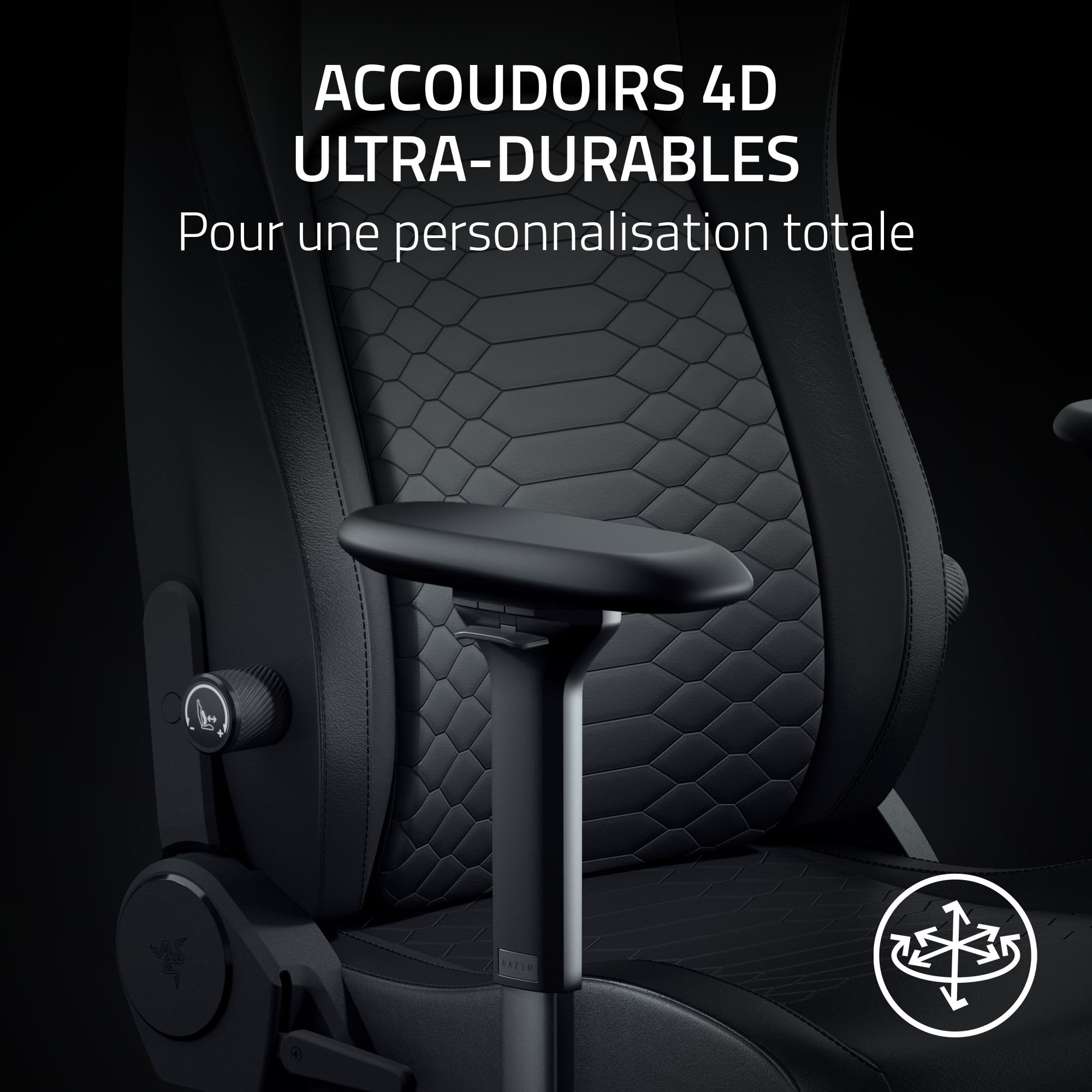 razer-iskur-v2-newgen-fauteuil-gaming-ergonomique-soutien-lombaire-hyperflex-360 image 7