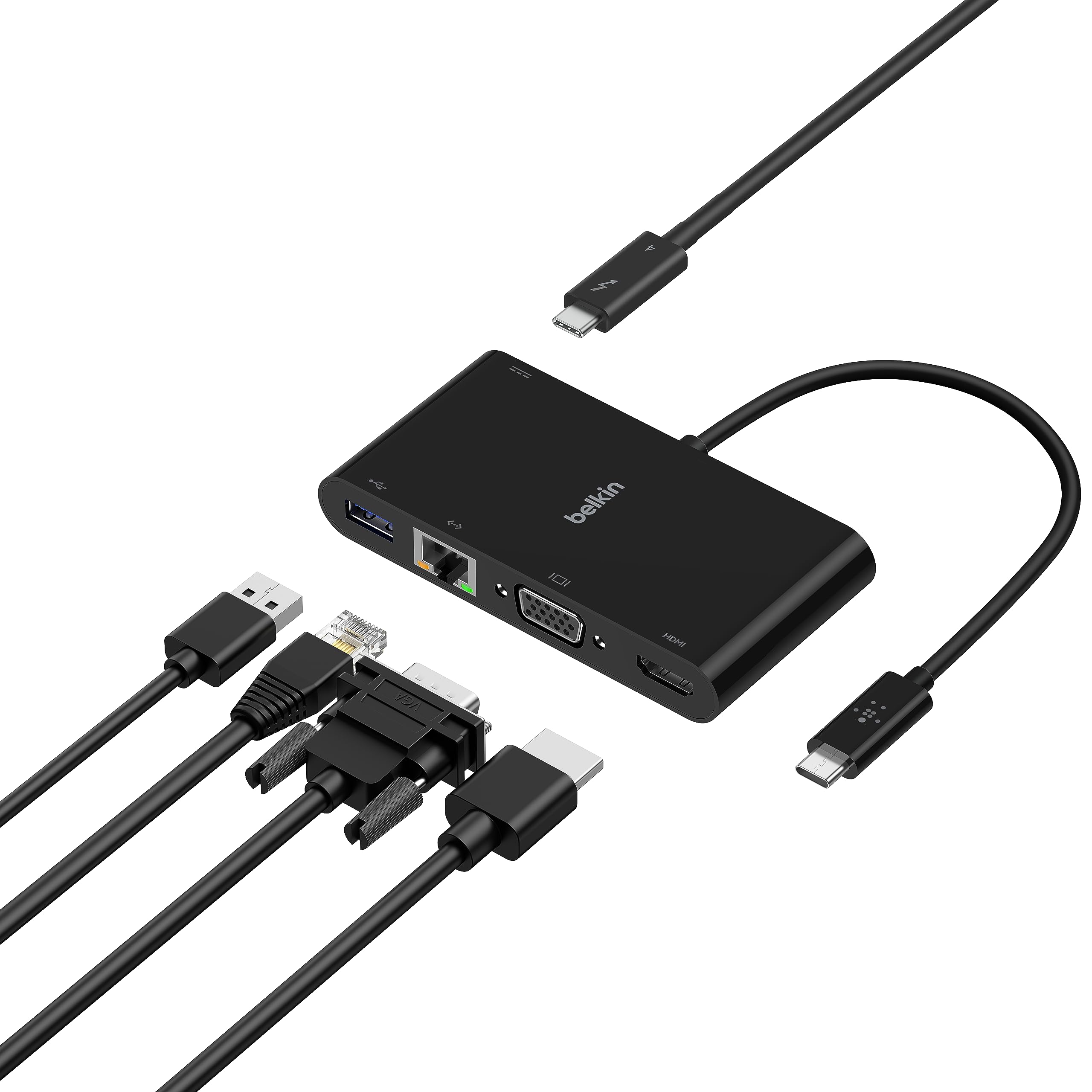 belkin-adaptateur-usb-c-vers-vga-avec-recharge-vid-o-hd-1080p-et-alimentation-pa image 2