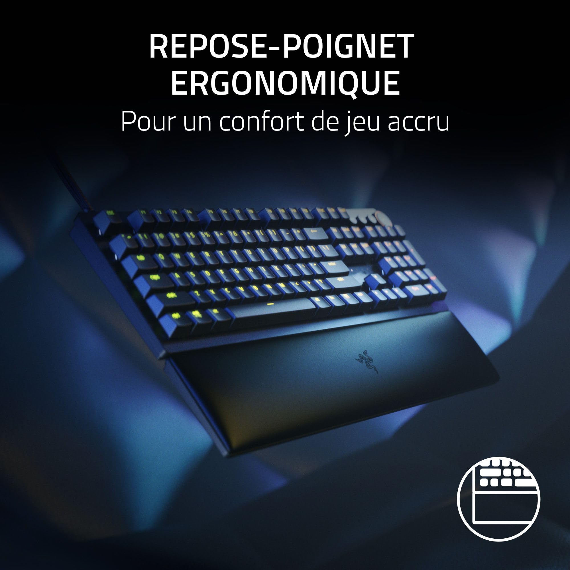 razer-huntsman-v2-switches-violets-clavier-gaming-optique-azerty-switches-optiqu image 7