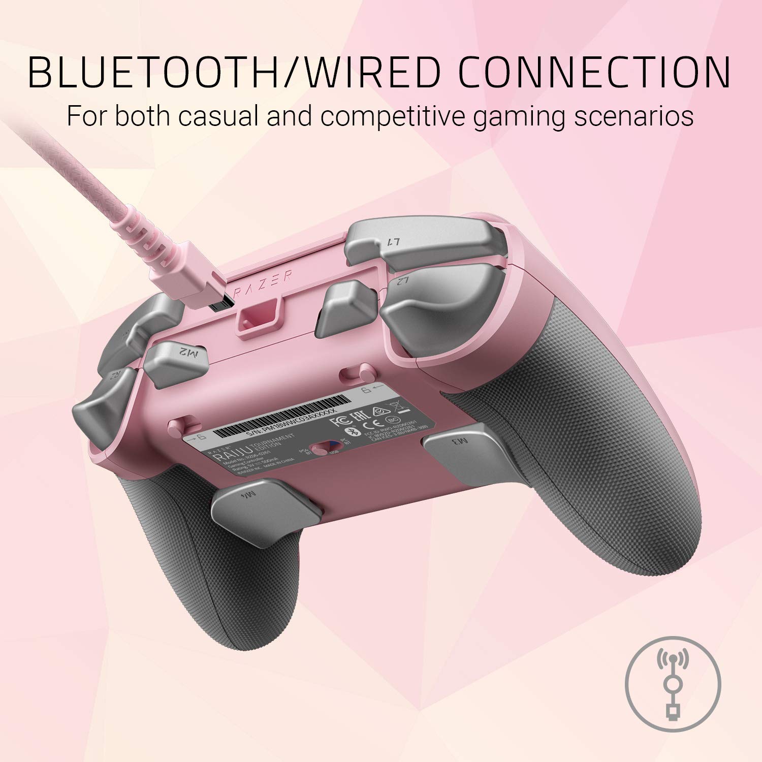 razer-raiju-tournament-edition-2019-manette-gaming-sans-fil-et-filaire-pour-ps4- image 3