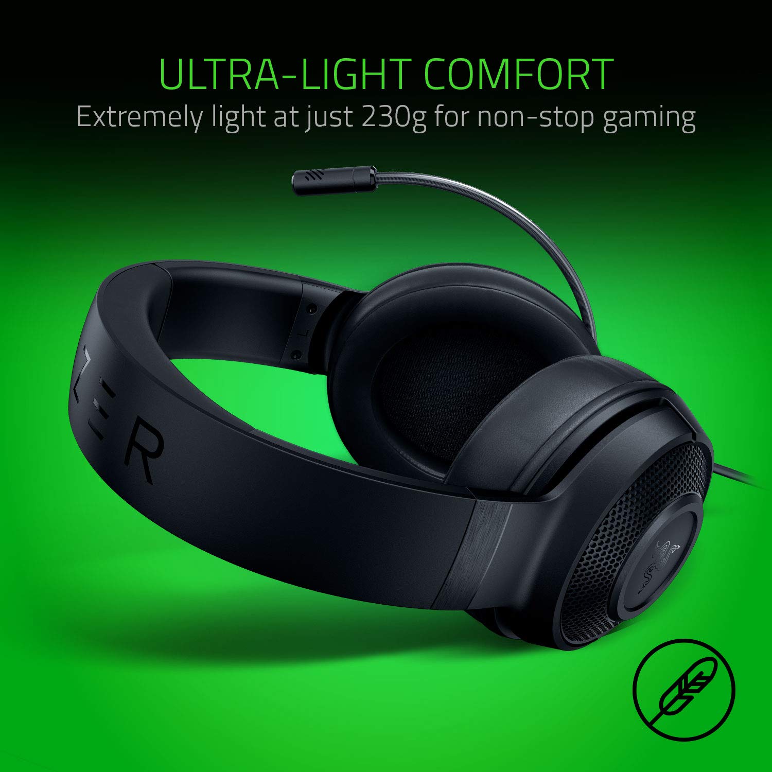 razer-kraken-x-lite-casque-gaming-filaire-circum-aural-head-band-l-ger-noir image 3