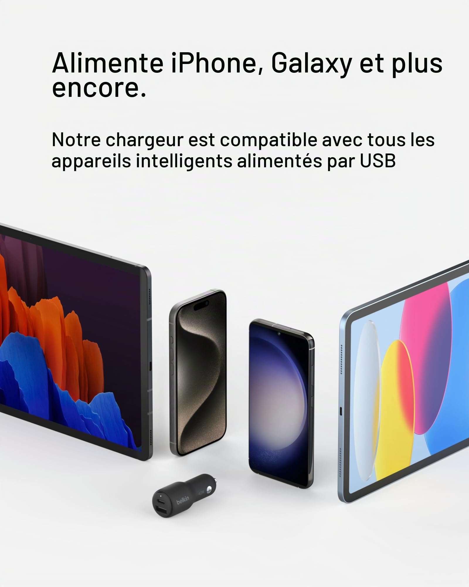 belkin-boostcharge-chargeur-voiture-double-port-42-w-usb-c-pd-3-0-usb-a-charge-r image 3