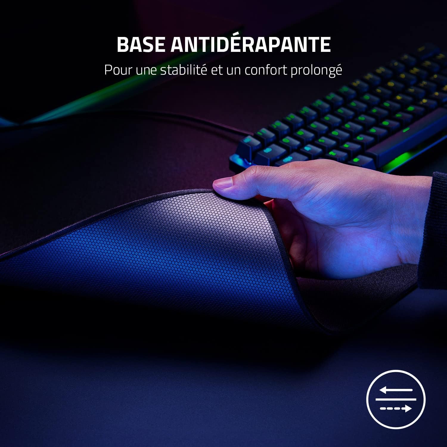 razer-strider-xxl-tapis-de-souris-gaming-hybride-souple-rigide-900-400-mm-base-a image 3