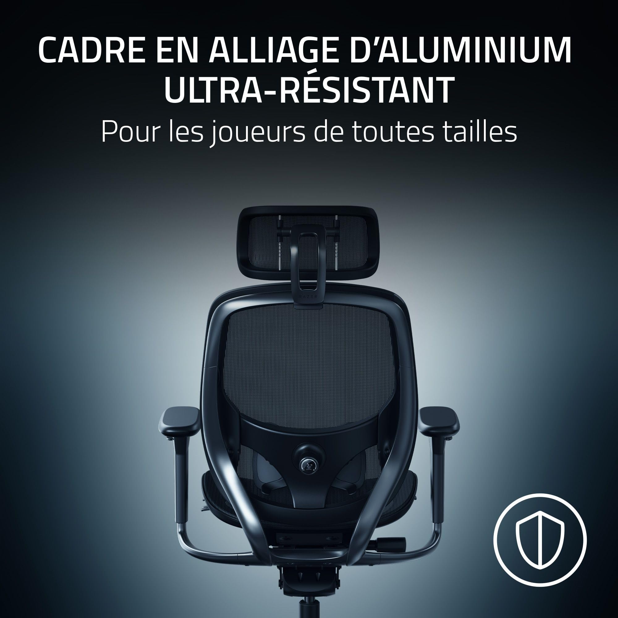 razer-fujin-pro-chaise-gaming-en-maille-respirante-synchro-tilt-support-lombaire image 7