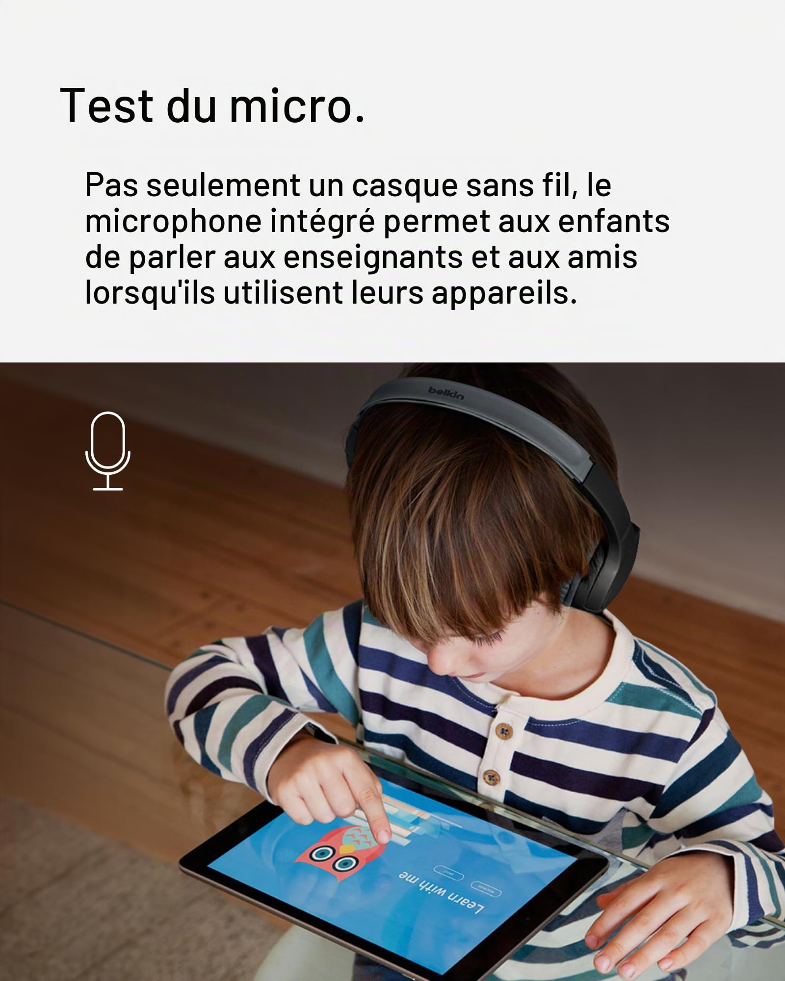belkin-soundform-mini-casque-audio-sans-fil-bluetooth-pour-enfants-avec-micropho image 4