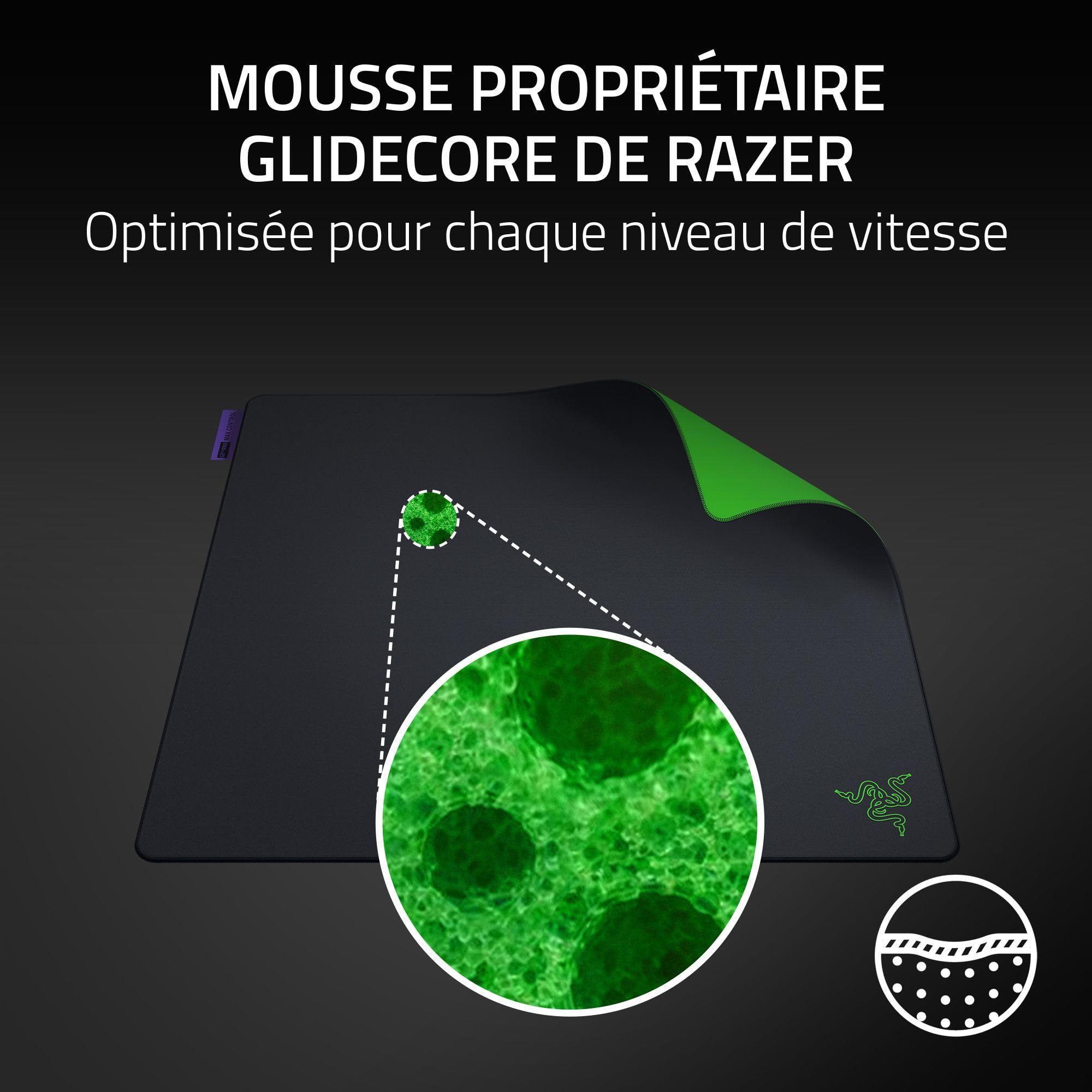 razer-gigantus-v2-pro-l-tapis-de-souris-gaming-souple-500-480-mm-mousse-glidecor image 3