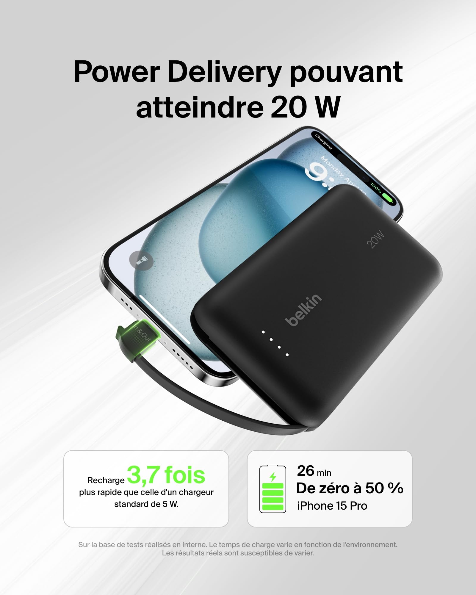 belkin-boostcharge-10k-batterie-externe-10-000-mah-avec-c-ble-usb-c-int-gr-power image 2
