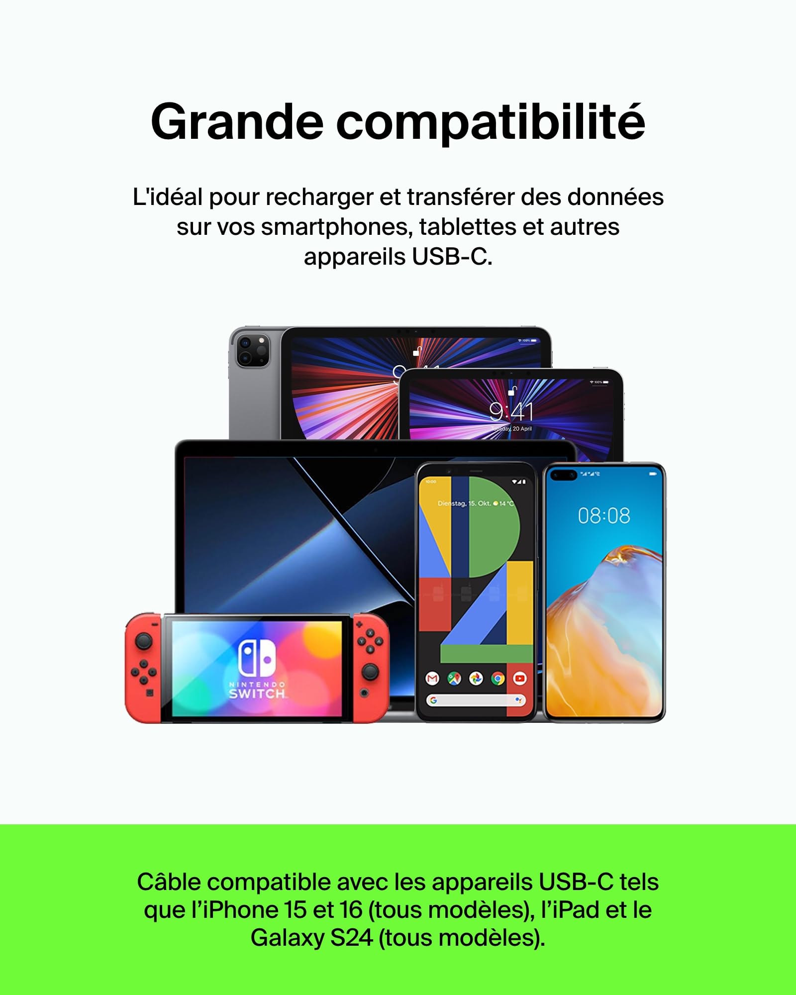 belkin-boostcharge-c-ble-usb-c-vers-usb-c-certifi-usb-if-1-m-charge-rapide-18-w- image 5