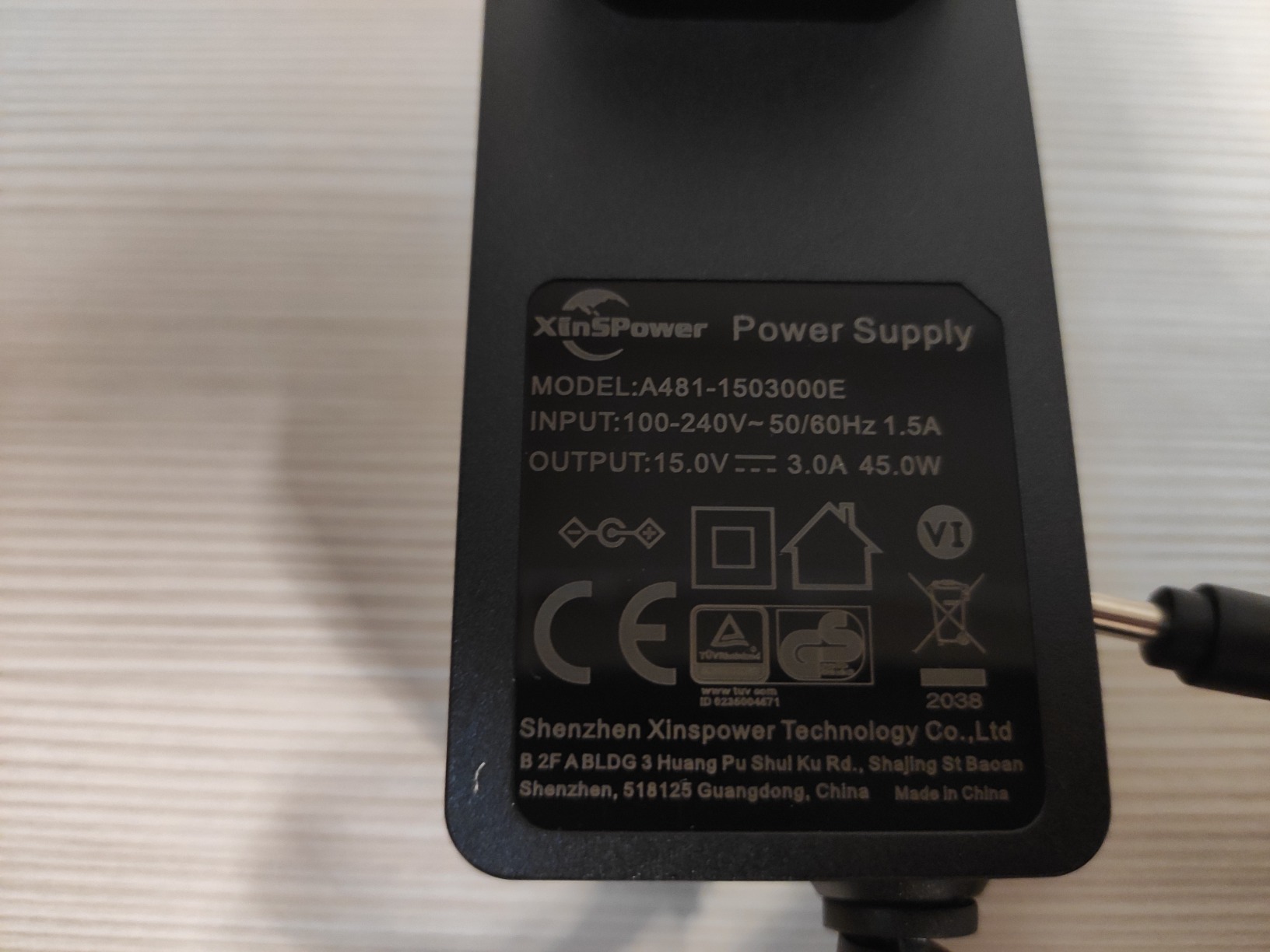 Recharge rapide comme promis
