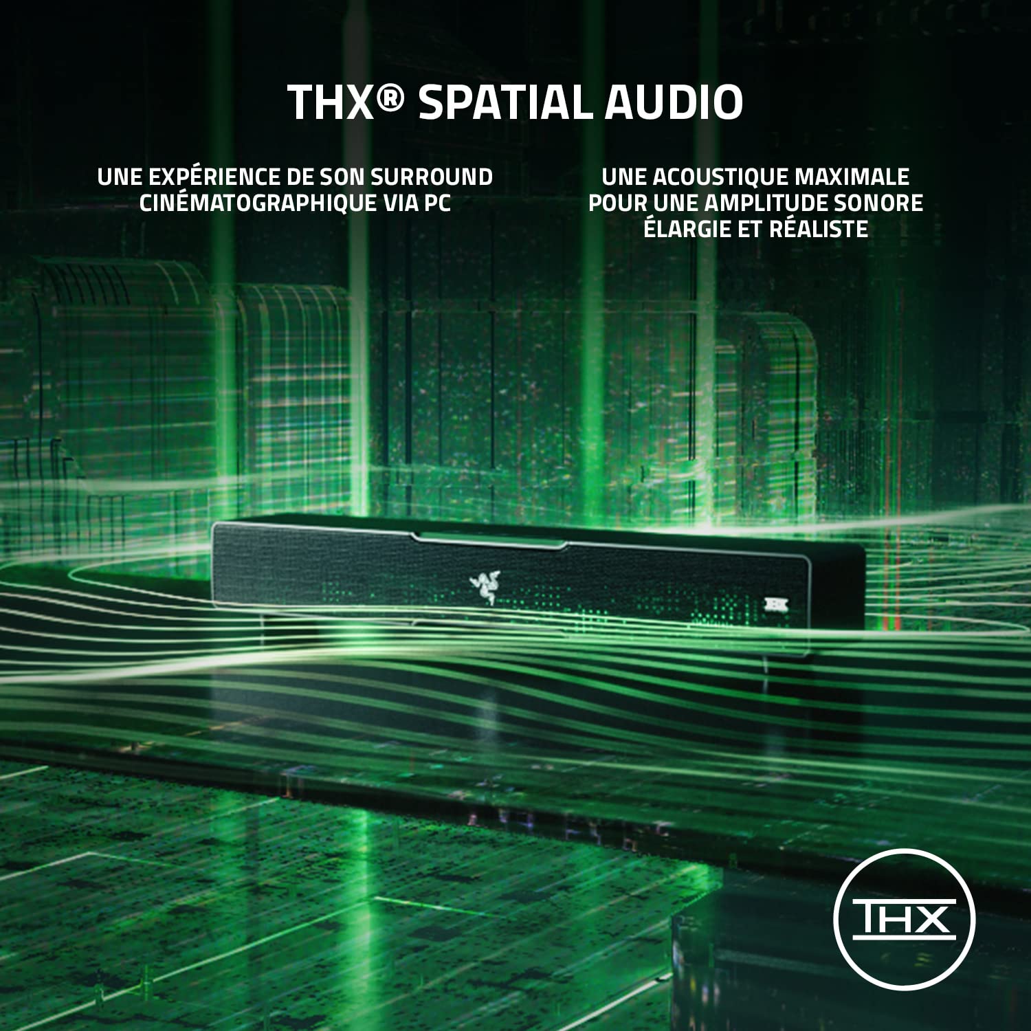 razer-leviathan-v2-barre-de-son-gaming-avec-caisson-de-basses-thx-spatial-audio- image 3