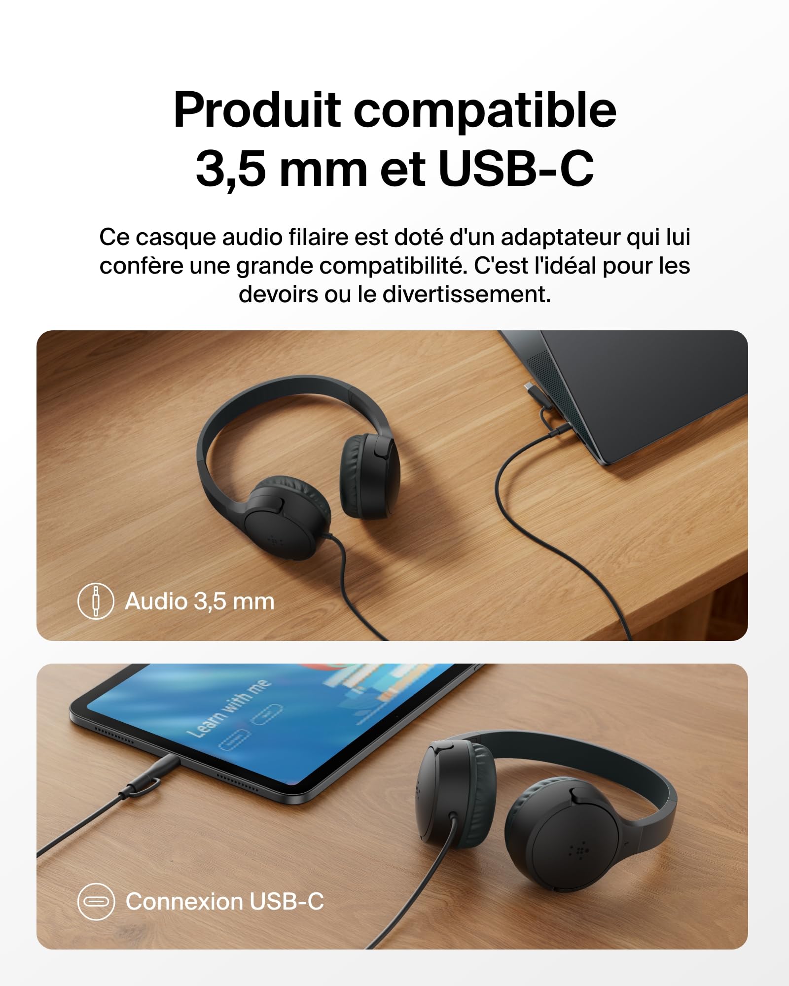 belkin-soundform-mini-casque-audio-filaire-pour-enfant-avec-connecteurs-usb-c-et image 3