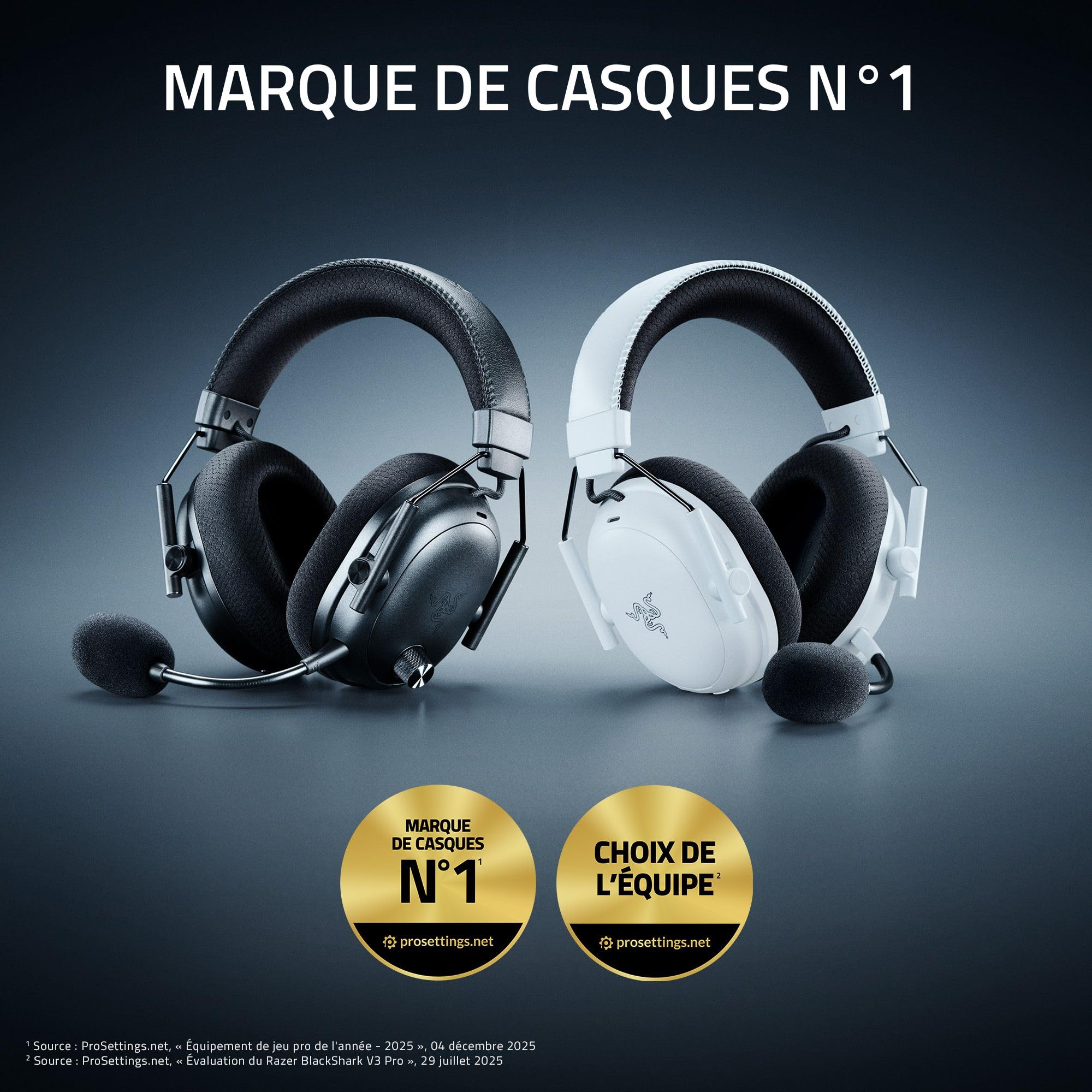 razer-blackshark-v3-pro-casque-gaming-esport-sans-fil-anc-2-4-ghz-bluetooth-micr image 3