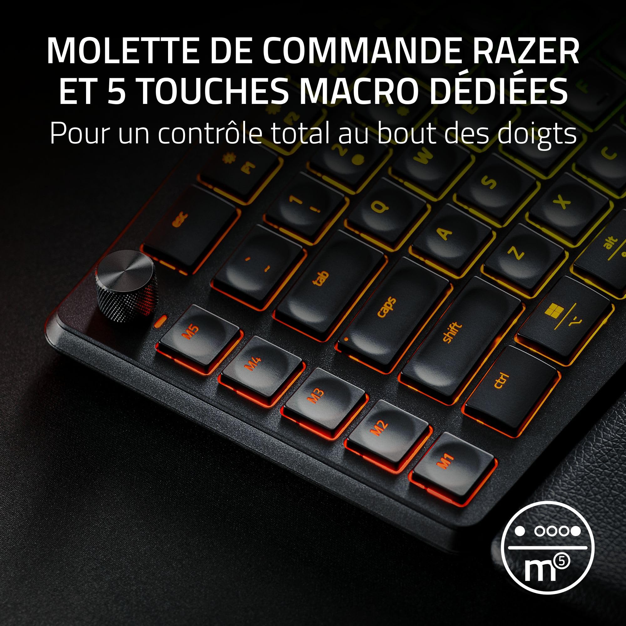 razer-pro-type-ergo-clavier-ergonomique-sans-fil-rgb-deux-parties-avec-ai-prompt image 4