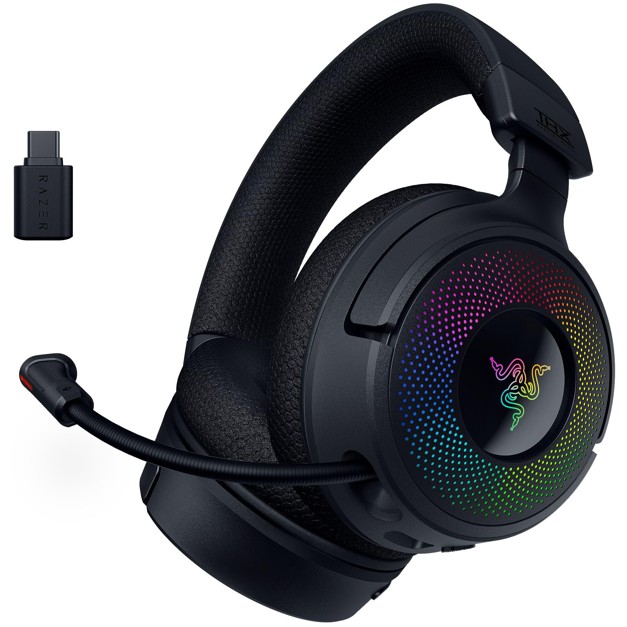 razer-kraken-v4-casque-gaming-sans-fil-3-modes-triforce-40-mm-thx-spatial-audio- image 1