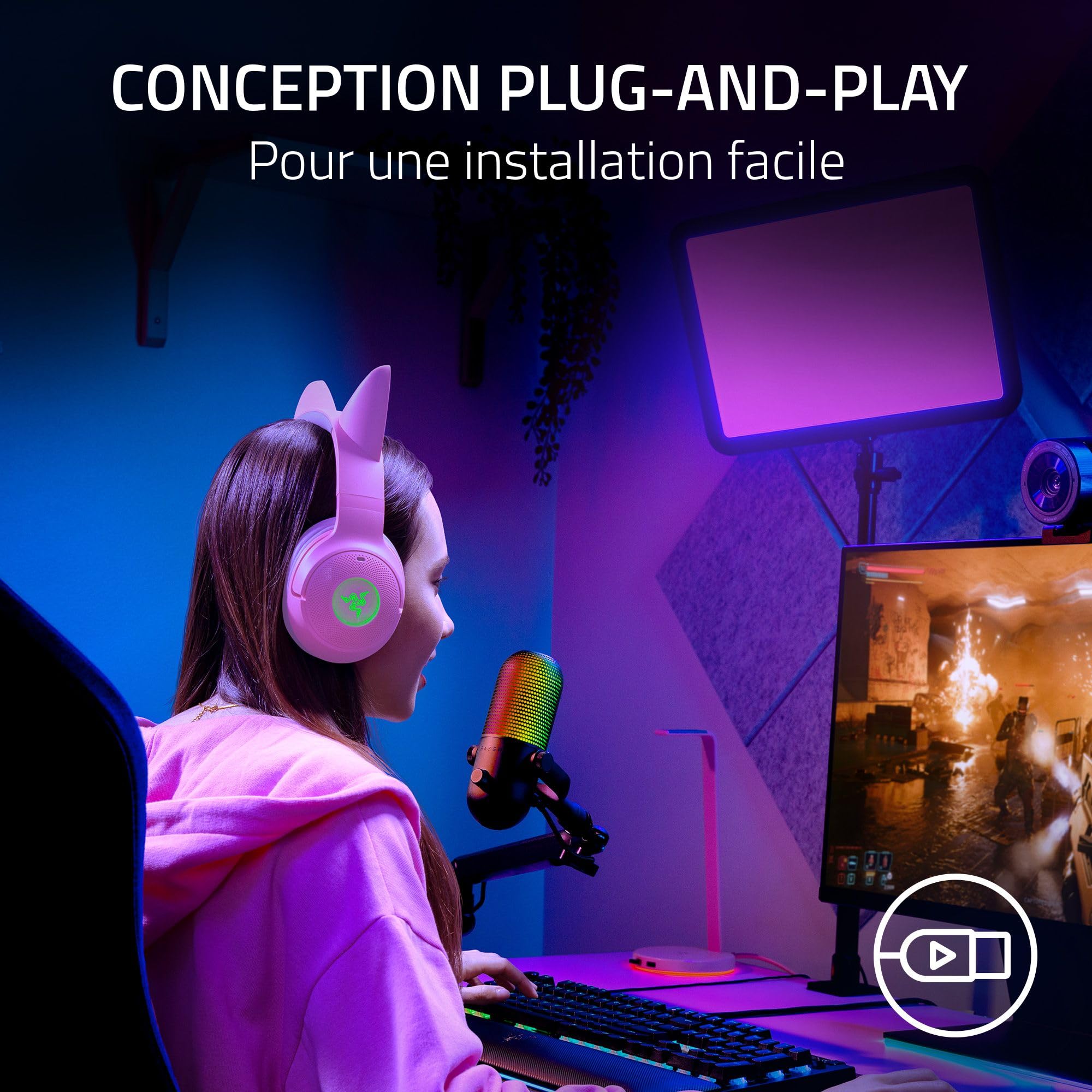 razer-seiren-v3-chroma-micro-usb-streaming-rgb-avec-tap-to-mute-capsule-supercar image 6