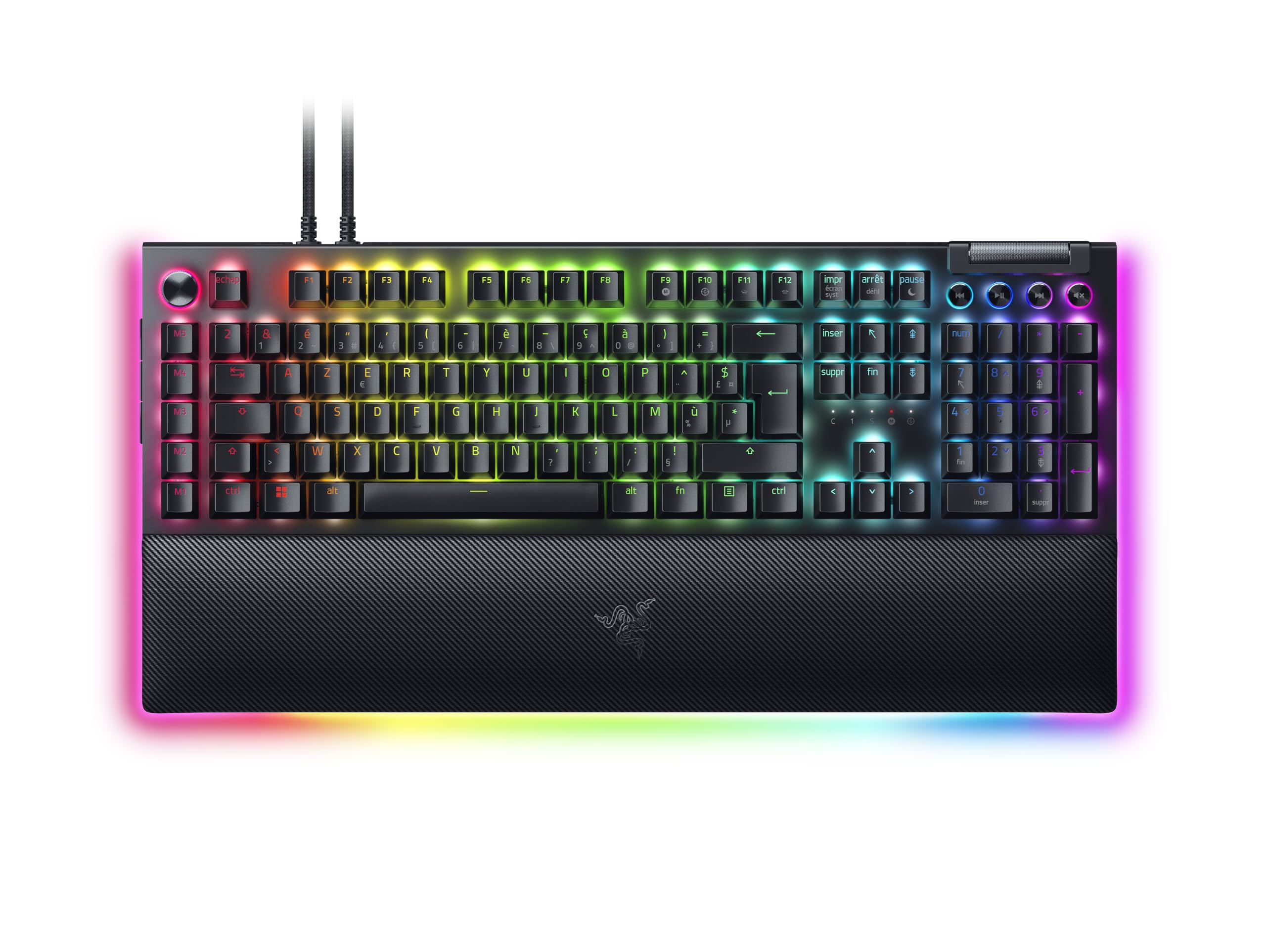 razer-blackwidow-v4-pro-switches-jaune-clavier-gaming-m-canique-azerty-avec-snap image 1