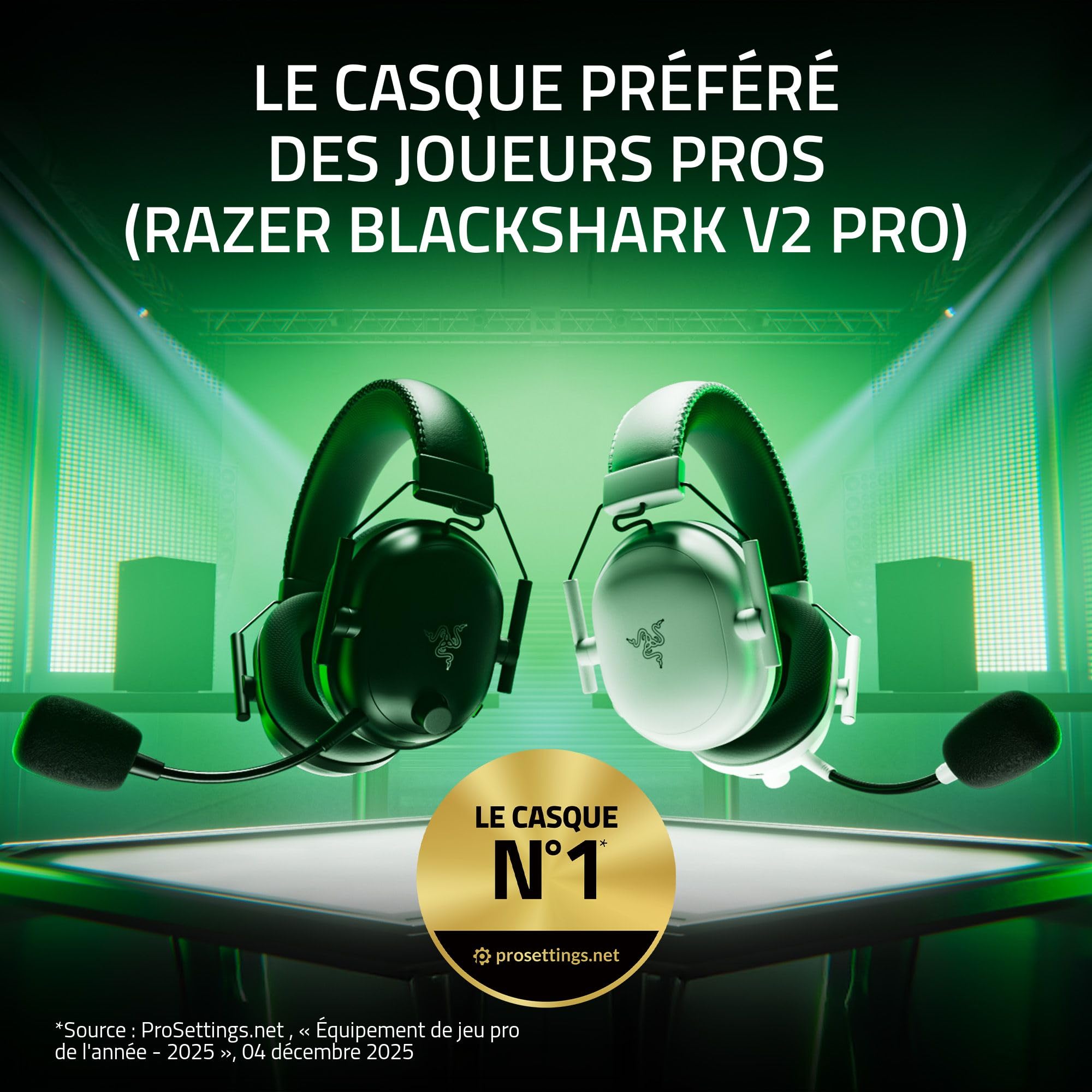 razer-blackshark-v2-pro-xbox-casque-e-sports-sans-fil-hyperspeed-2-4-ghz-pour-xb image 2