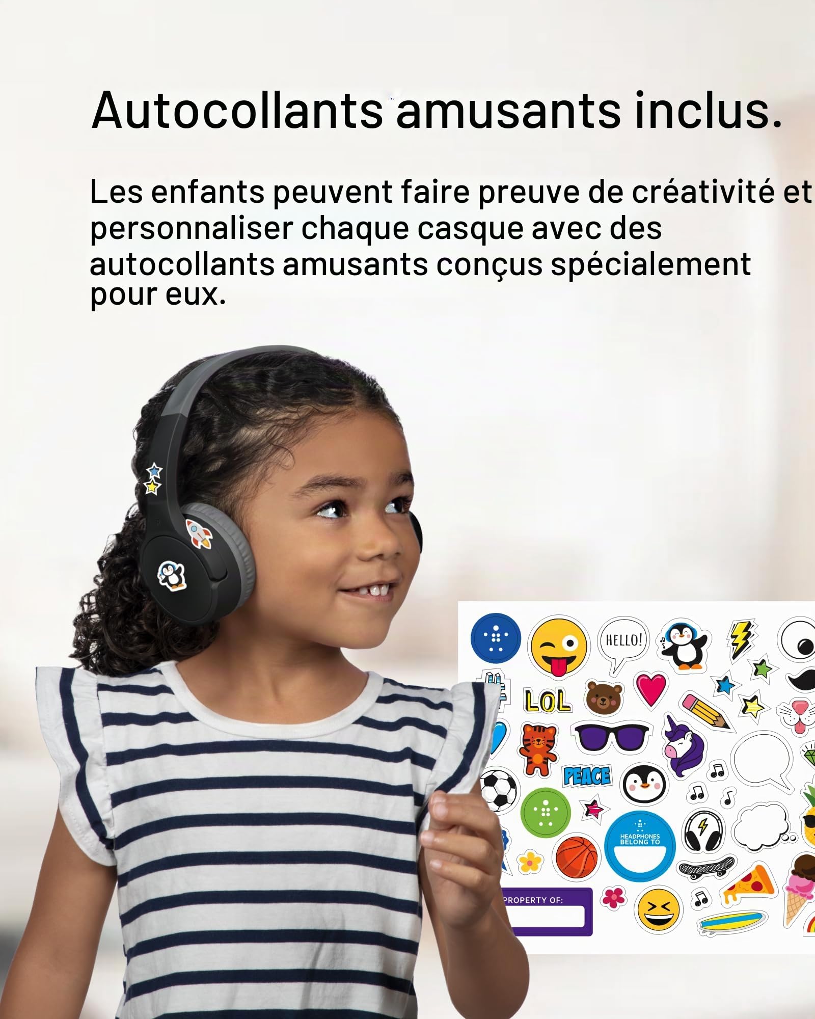 belkin-soundform-mini-casque-audio-sans-fil-bluetooth-pour-enfants-avec-micropho image 7