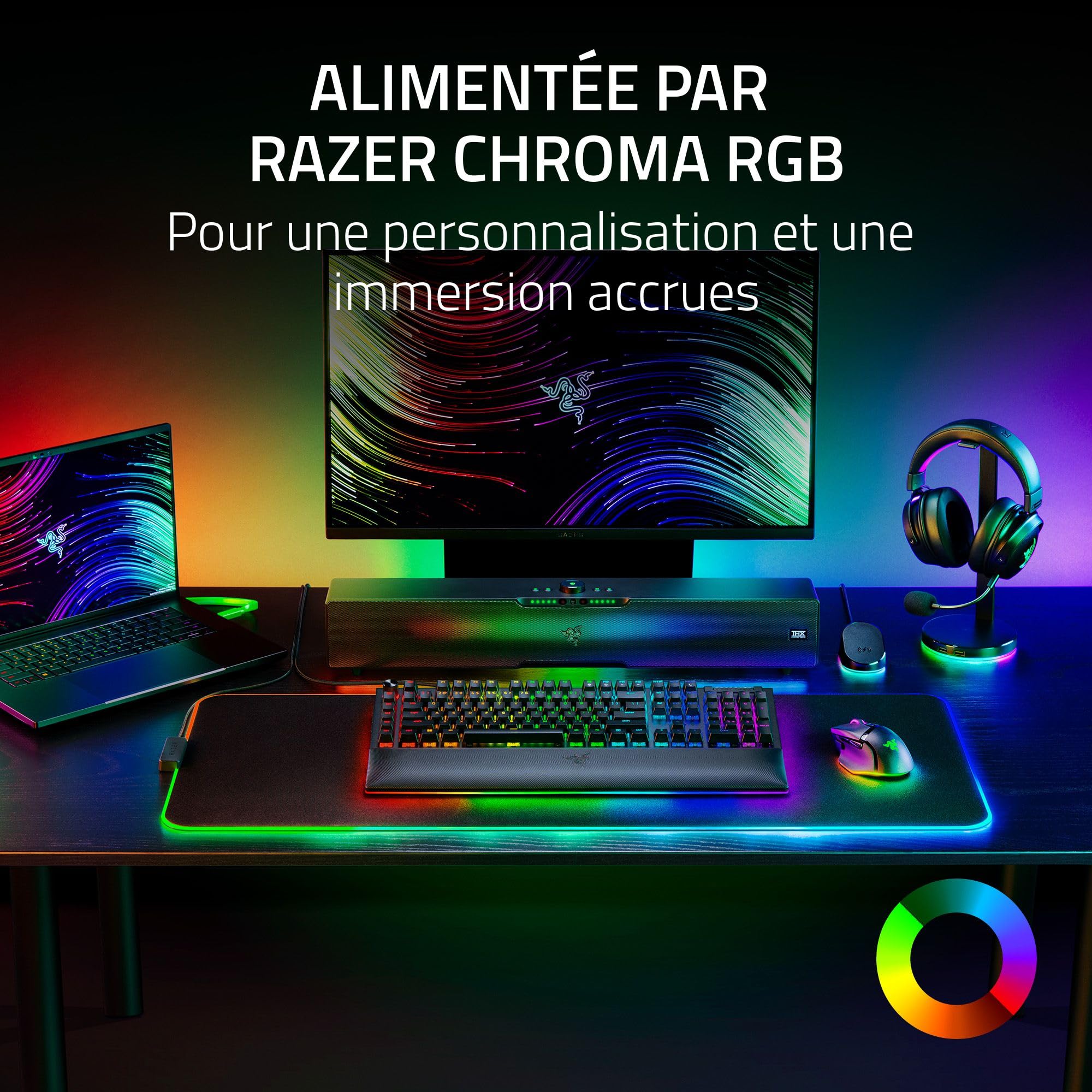 razer-base-station-v2-chroma-support-de-casque-usb-hub-avec-son-surround-7-1-cla image 7