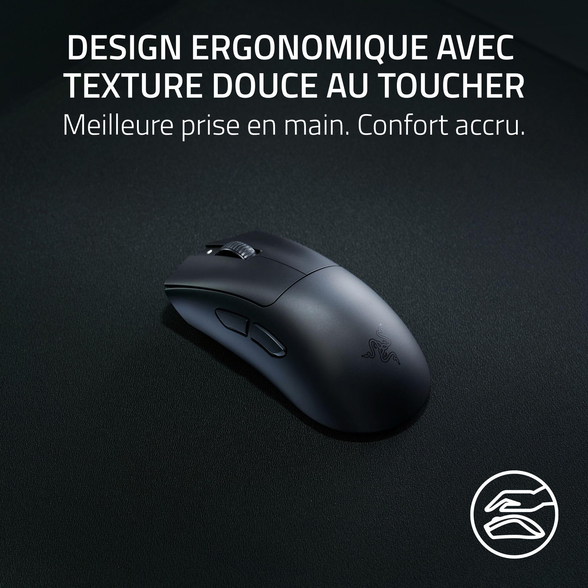 razer-deathadder-v3-hyperspeed-souris-e-sport-gaming-sans-fil-ergonomique-ultra- image 3