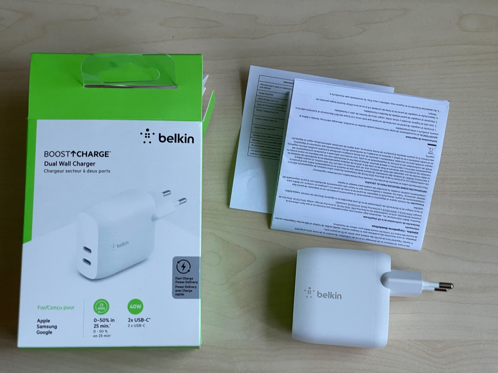 Un seul chargeur pour toute la famille