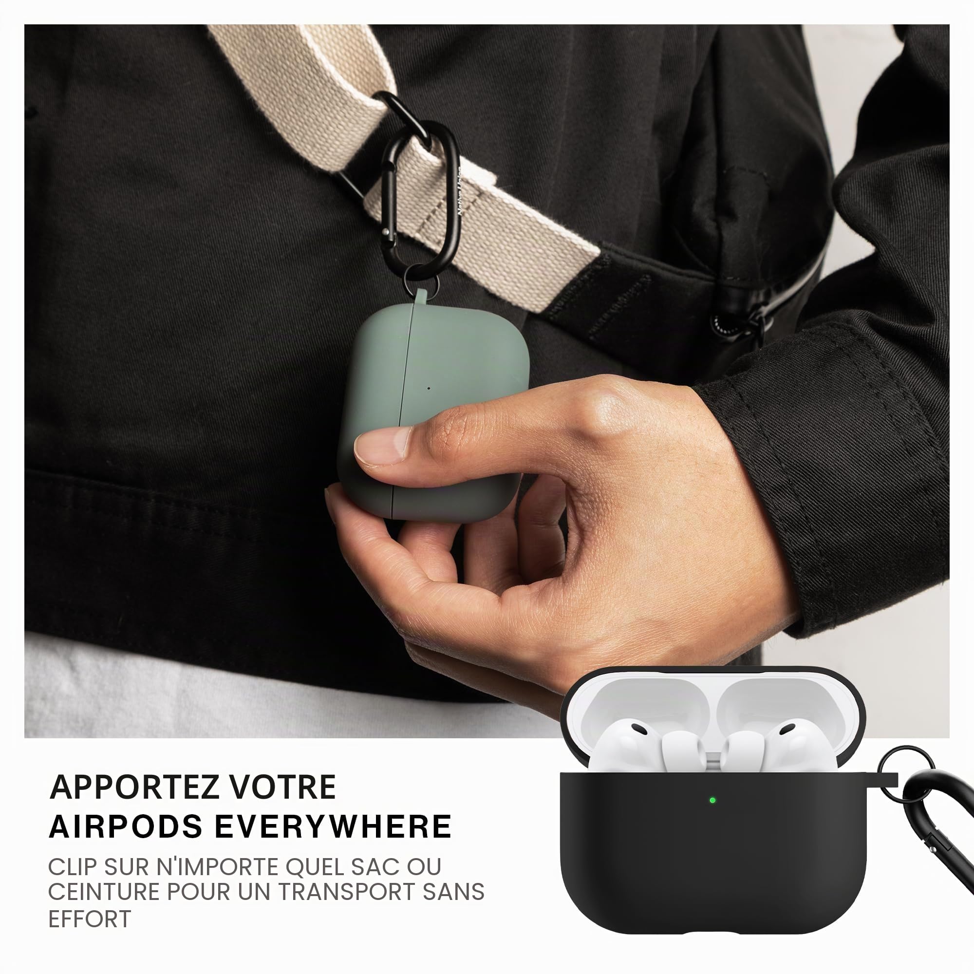 native-union-active-coque-pour-airpods-pro-3-silicone-mat-doux-au-toucher-avec-c image 5