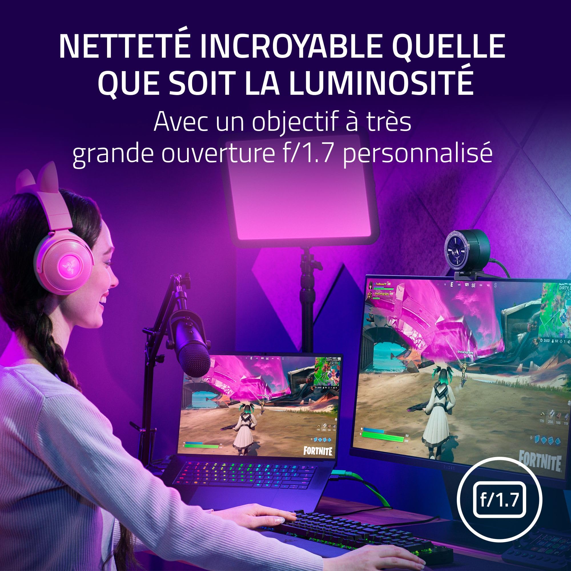 razer-kiyo-pro-ultra-webcam-4k-uhdr-pour-streaming-et-cr-ation-de-contenu-capteu image 4