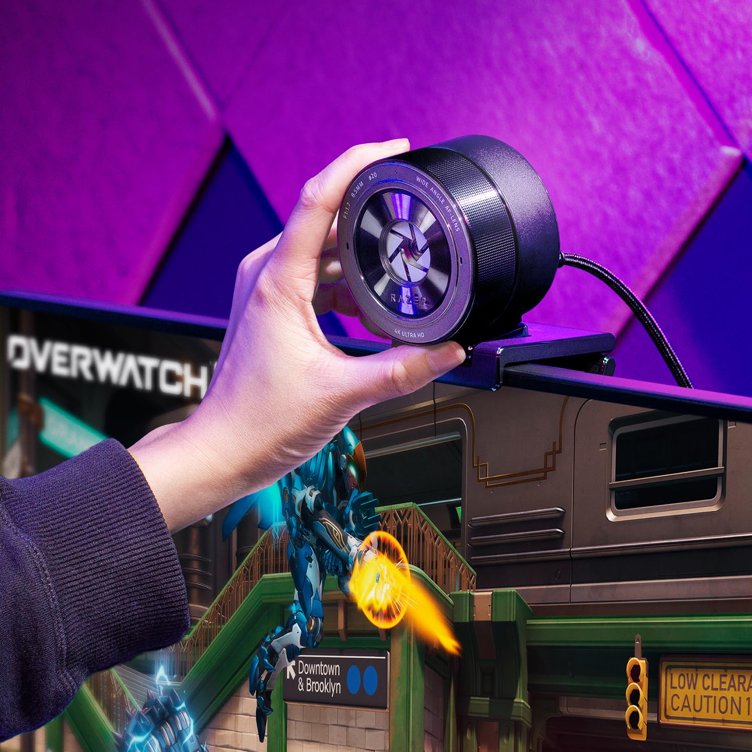 razer-kiyo-pro-ultra-webcam-4k-uhdr-pour-streaming-et-cr-ation-de-contenu-capteu image 2
