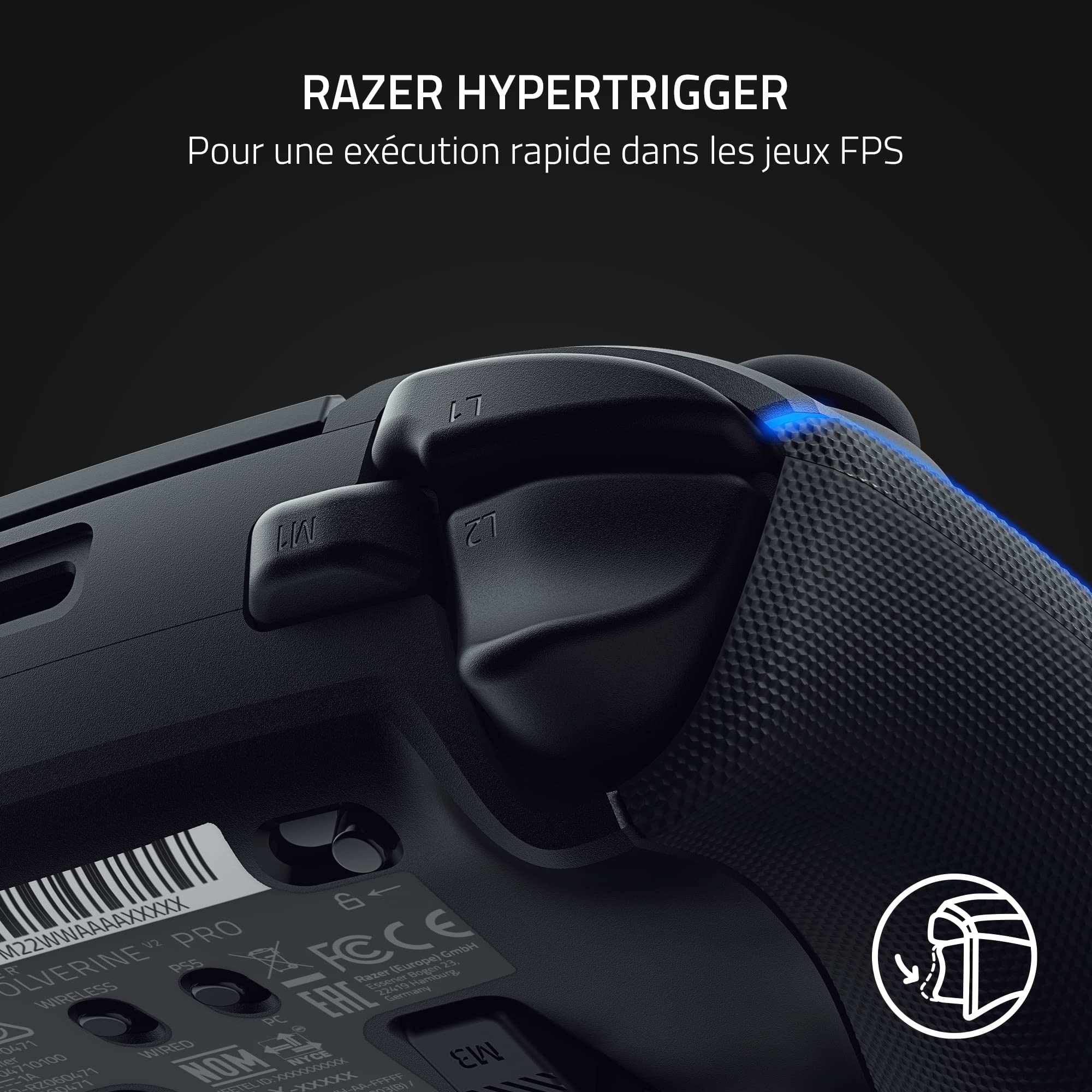 razer-wolverine-v2-pro-manette-sans-fil-sous-licence-playstation-pour-ps5-et-pc- image 6