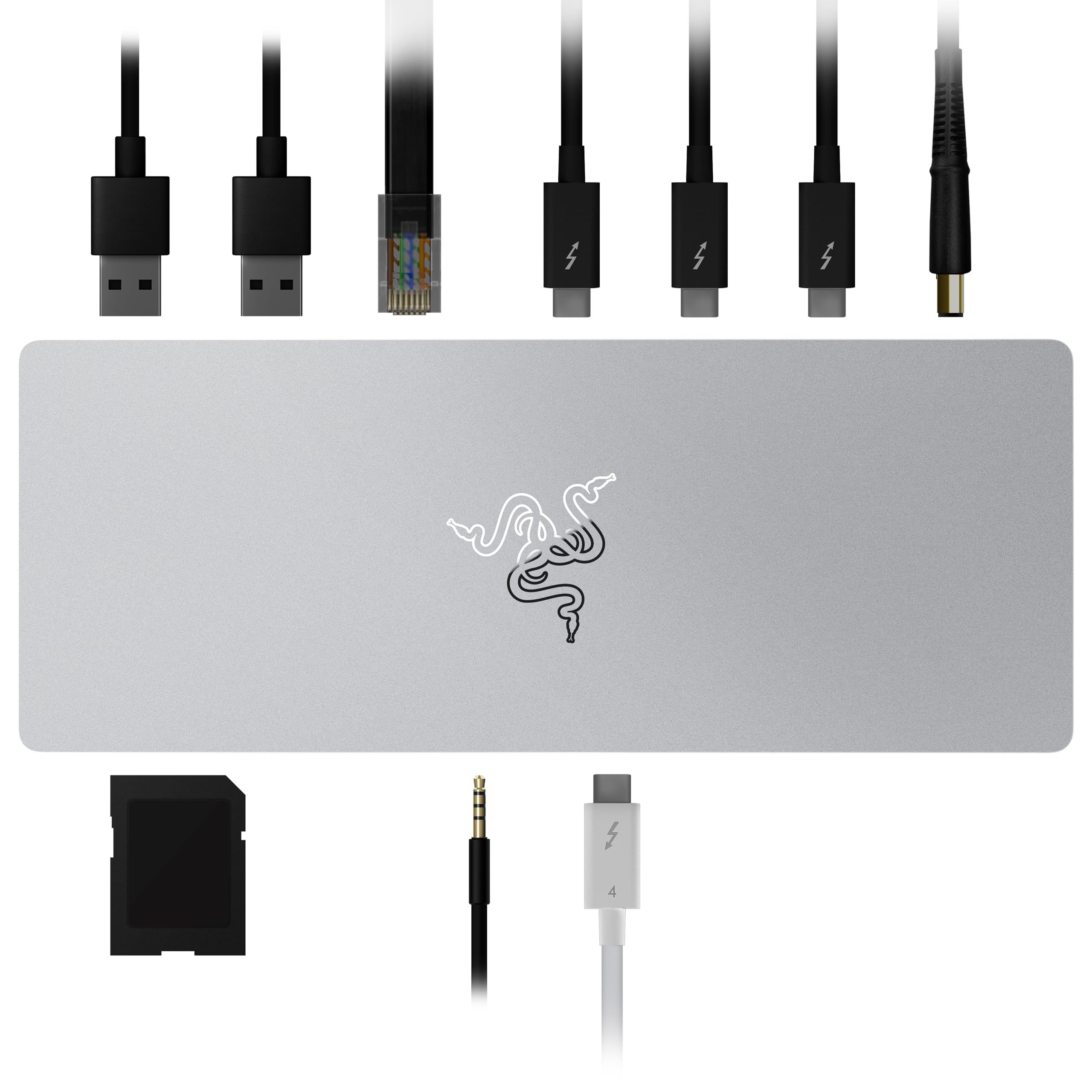 razer-thunderbolt-4-dock-blanc-station-d-accueil-10-en-1-pour-mac-et-windows-90w image 1